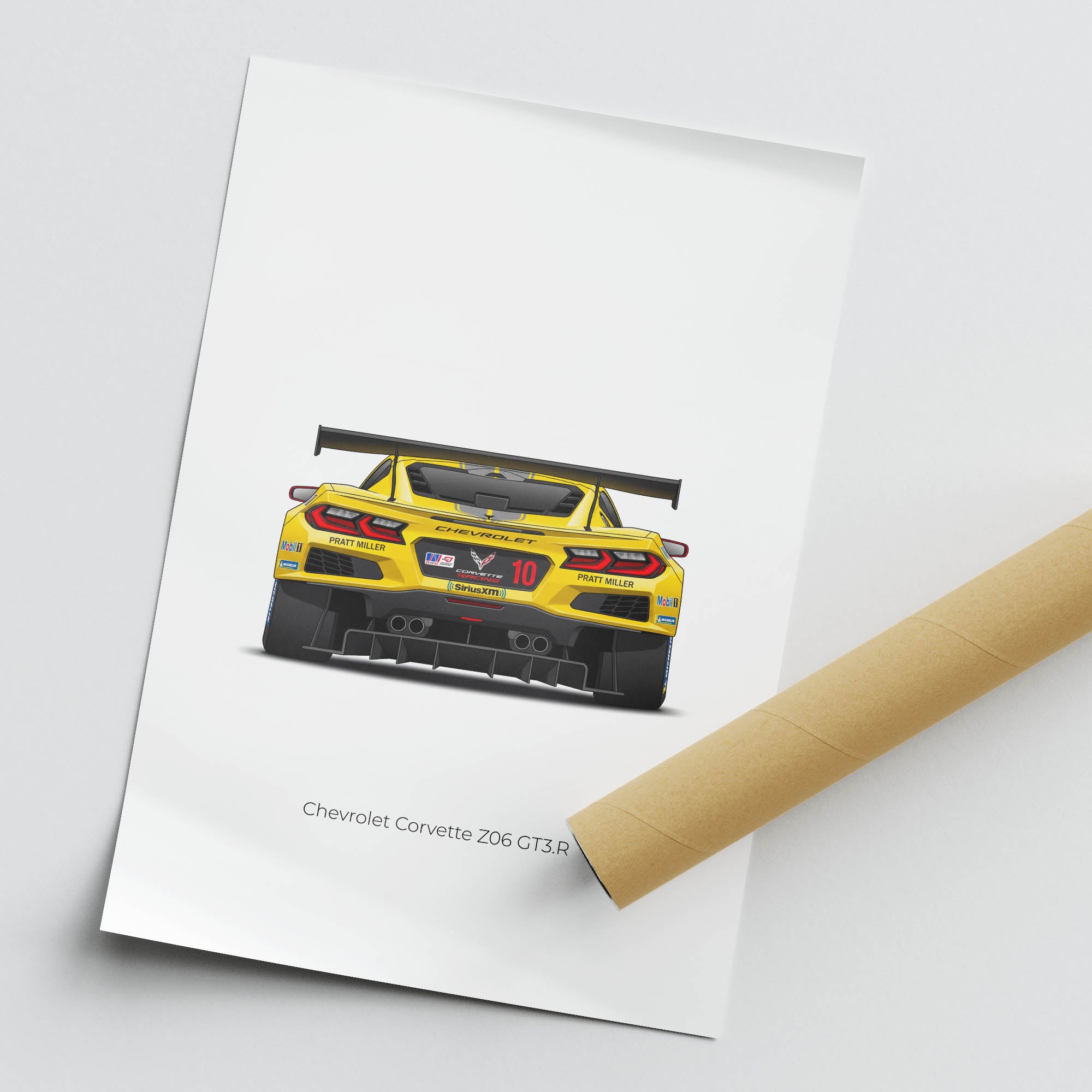 2024 Chevrolet Corvette Z06 GT3 R Pratt – Car Print