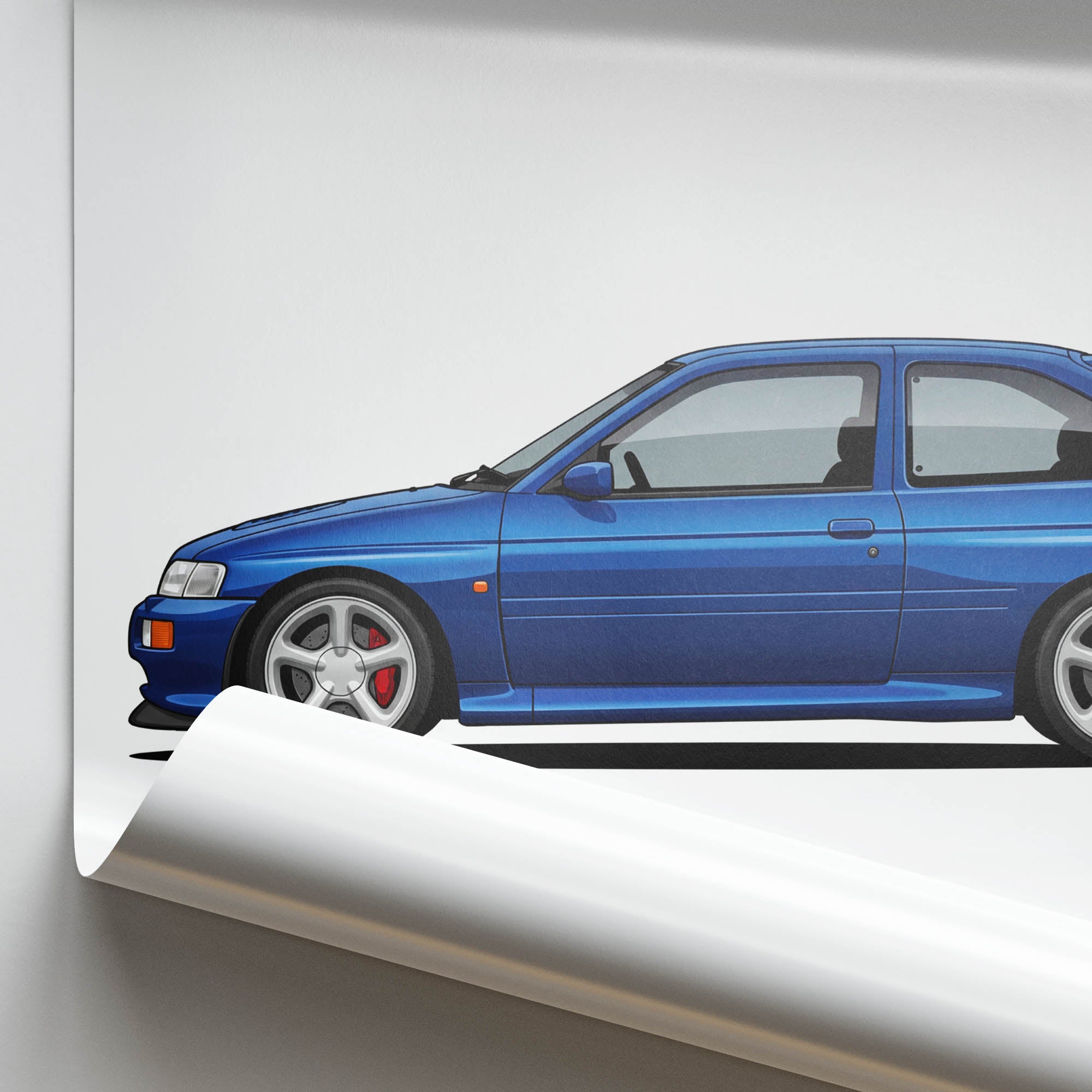 1992 Ford Escort RS Cosworth Imperial – Car Print