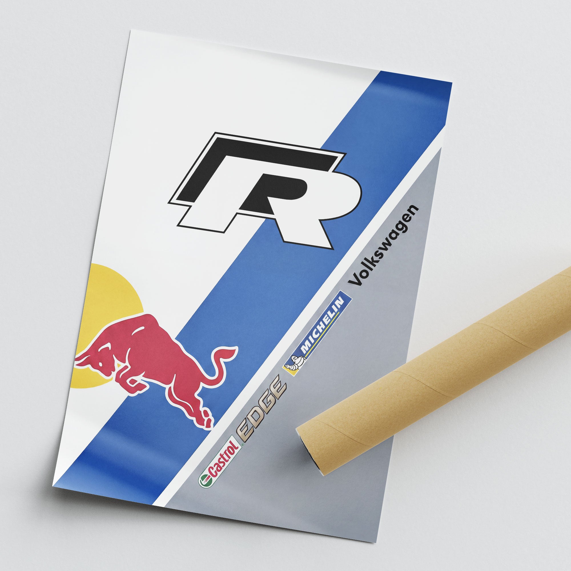 Volkswagen Polo R WRC Rally Car Poster - 2013 WRC Champion Motorsport Wall Art