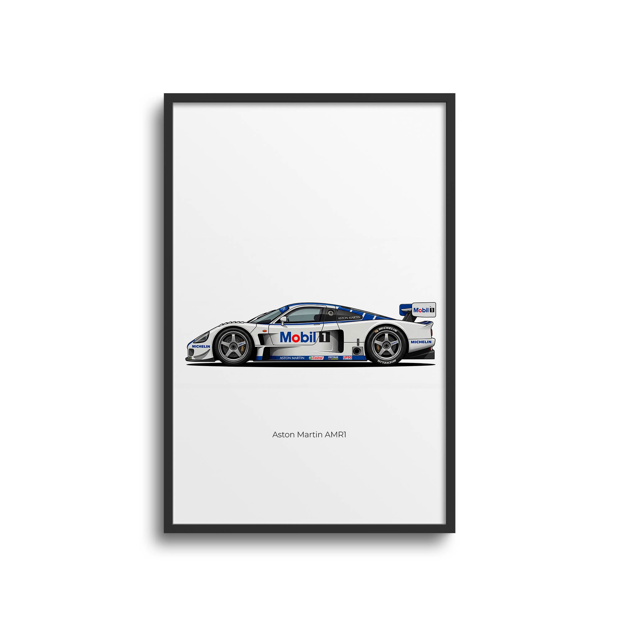 1989 Aston Martin AMR1 Mobil – Car Print