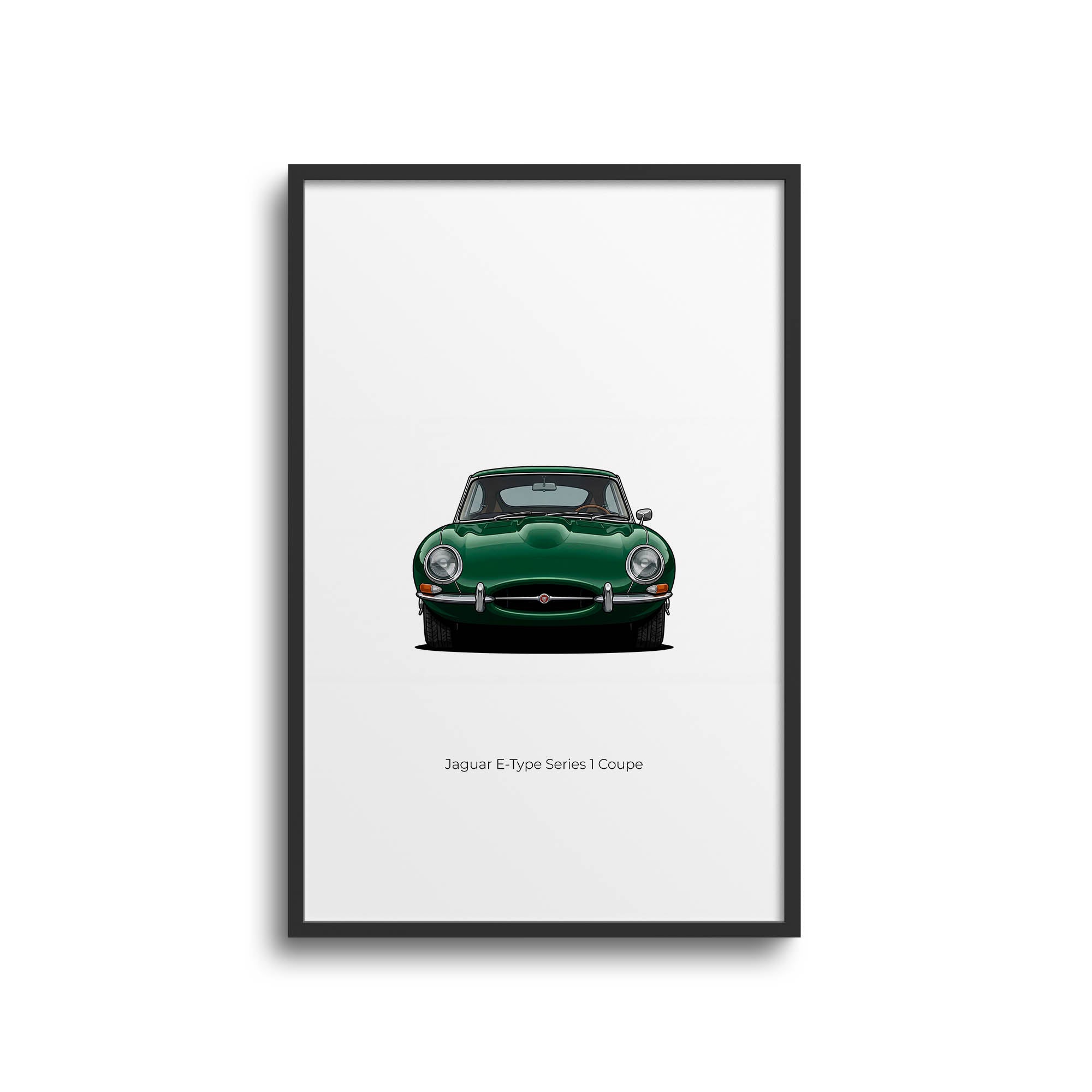 1961 Jaguar E Type Series 1 Coupe British – Car Print