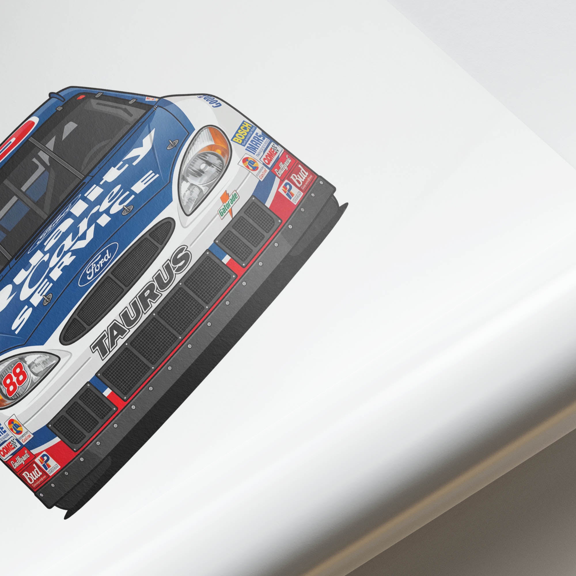 1999 Ford Taurus Dale Jarrett Quality Care – Car Print