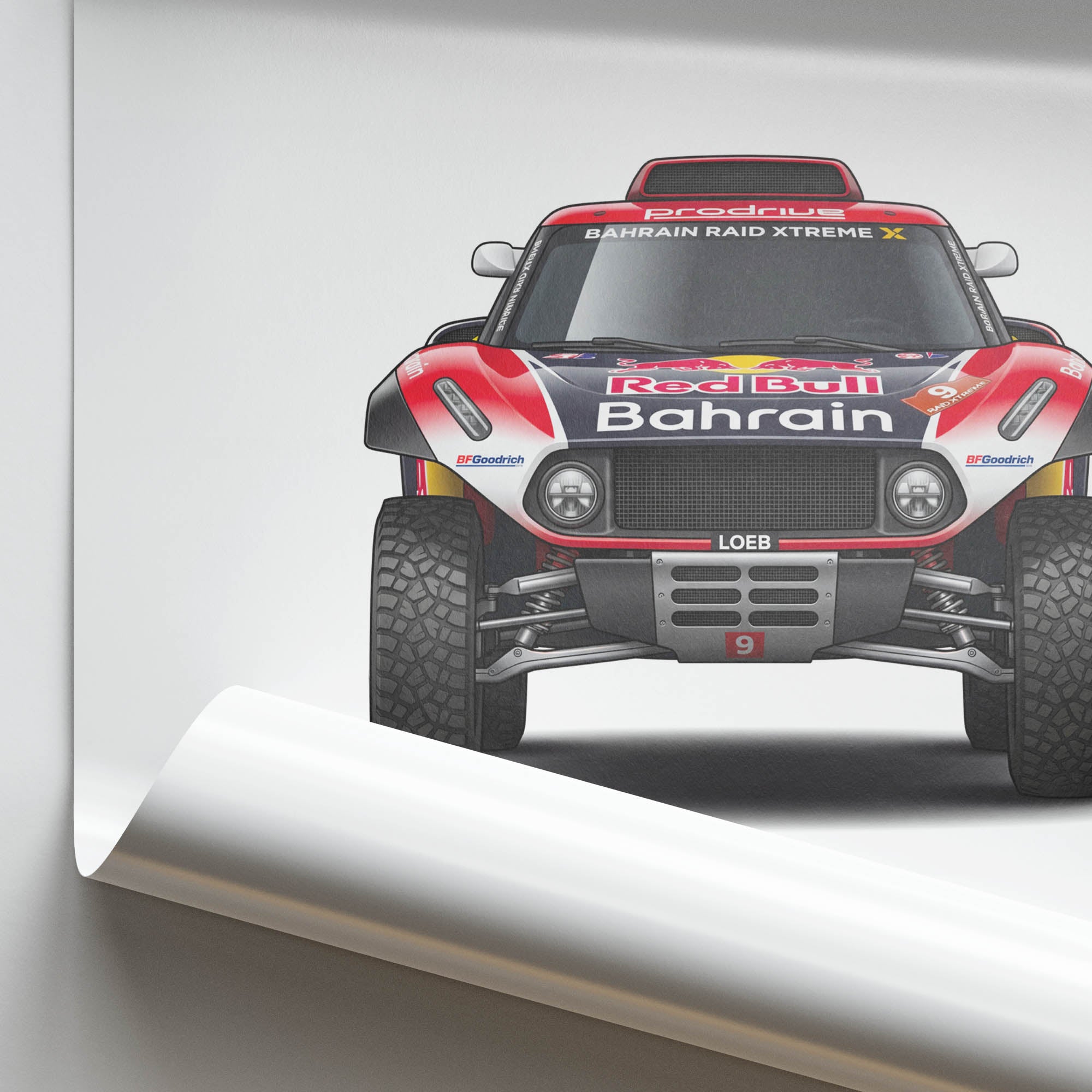 2023 Prodrive Hunter S Bastien Loeb Bahrain – Car Print