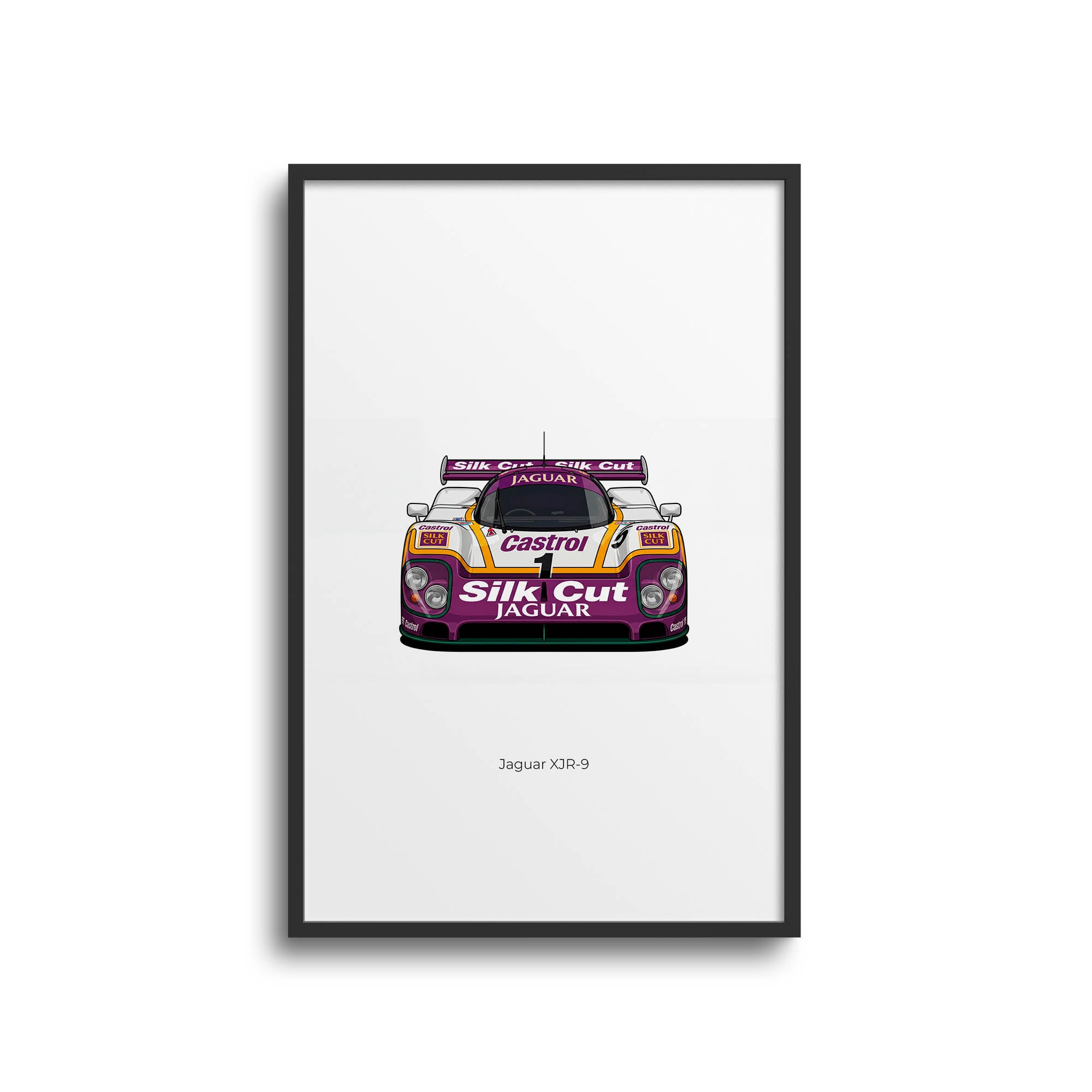 1988 Jaguar Xjr 9 Silk Cut – Car Print
