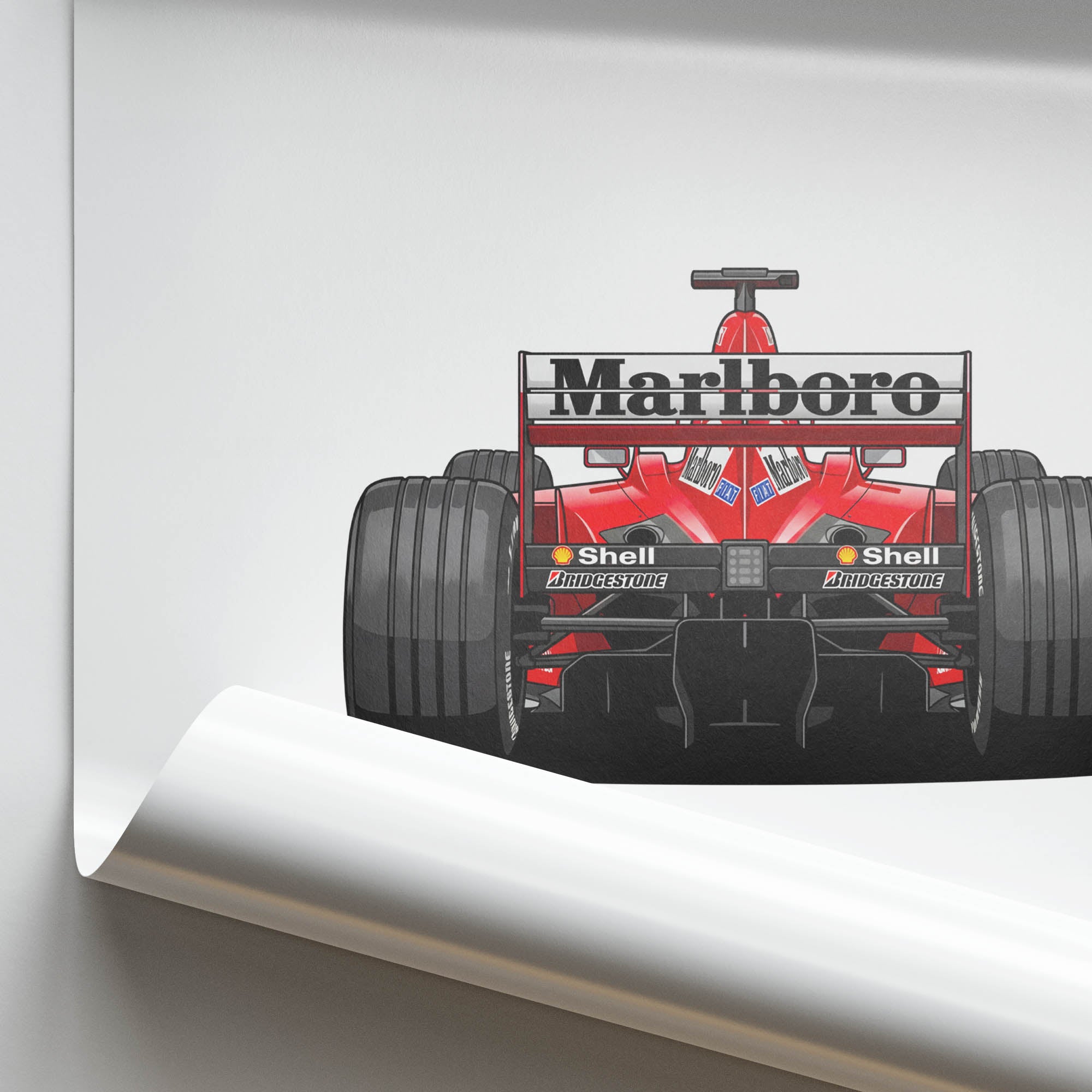 2000 Ferrari 2000 Michael Schumacher – Car Print