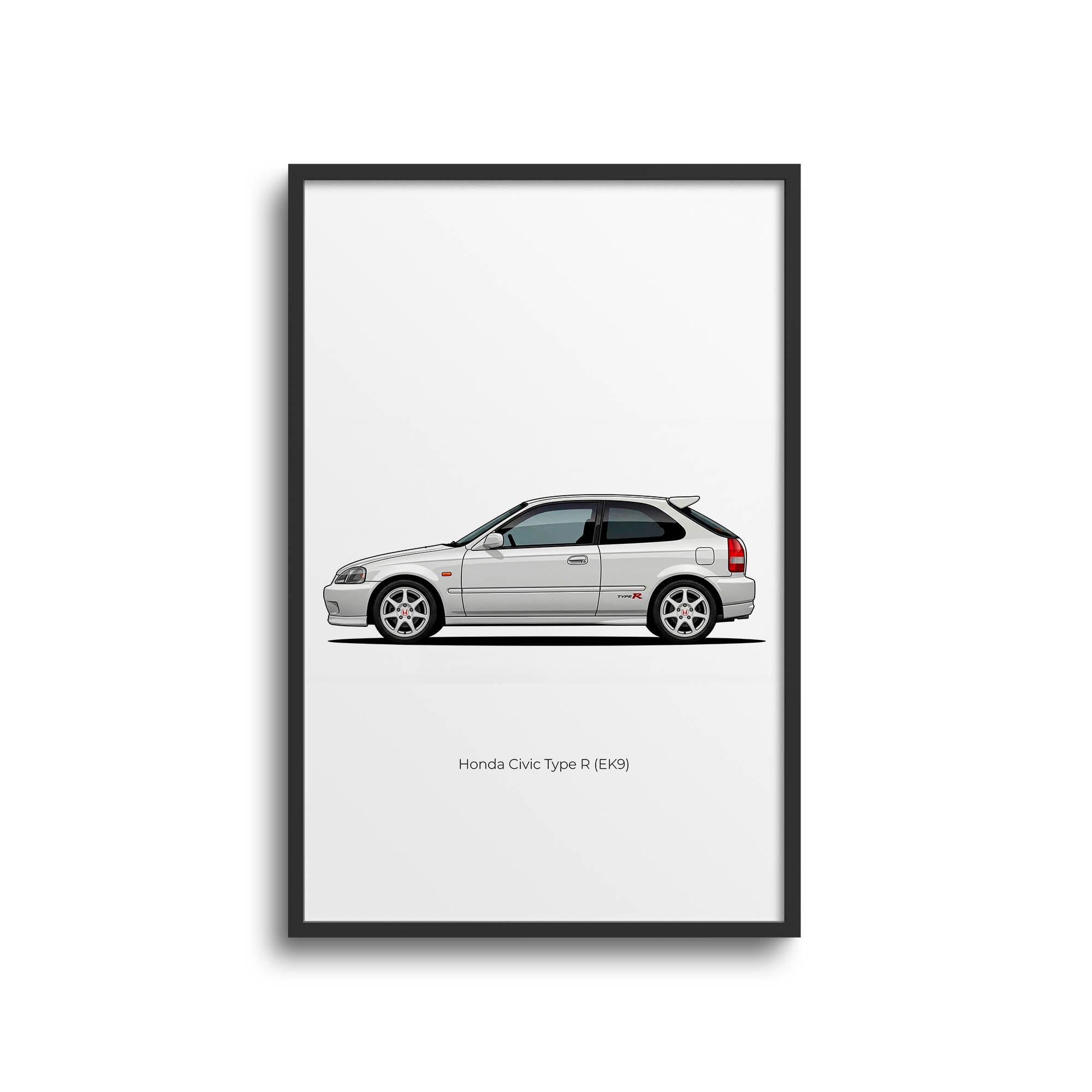 1997 Honda Civic Type R EK9 Championship – Car Print (Side)