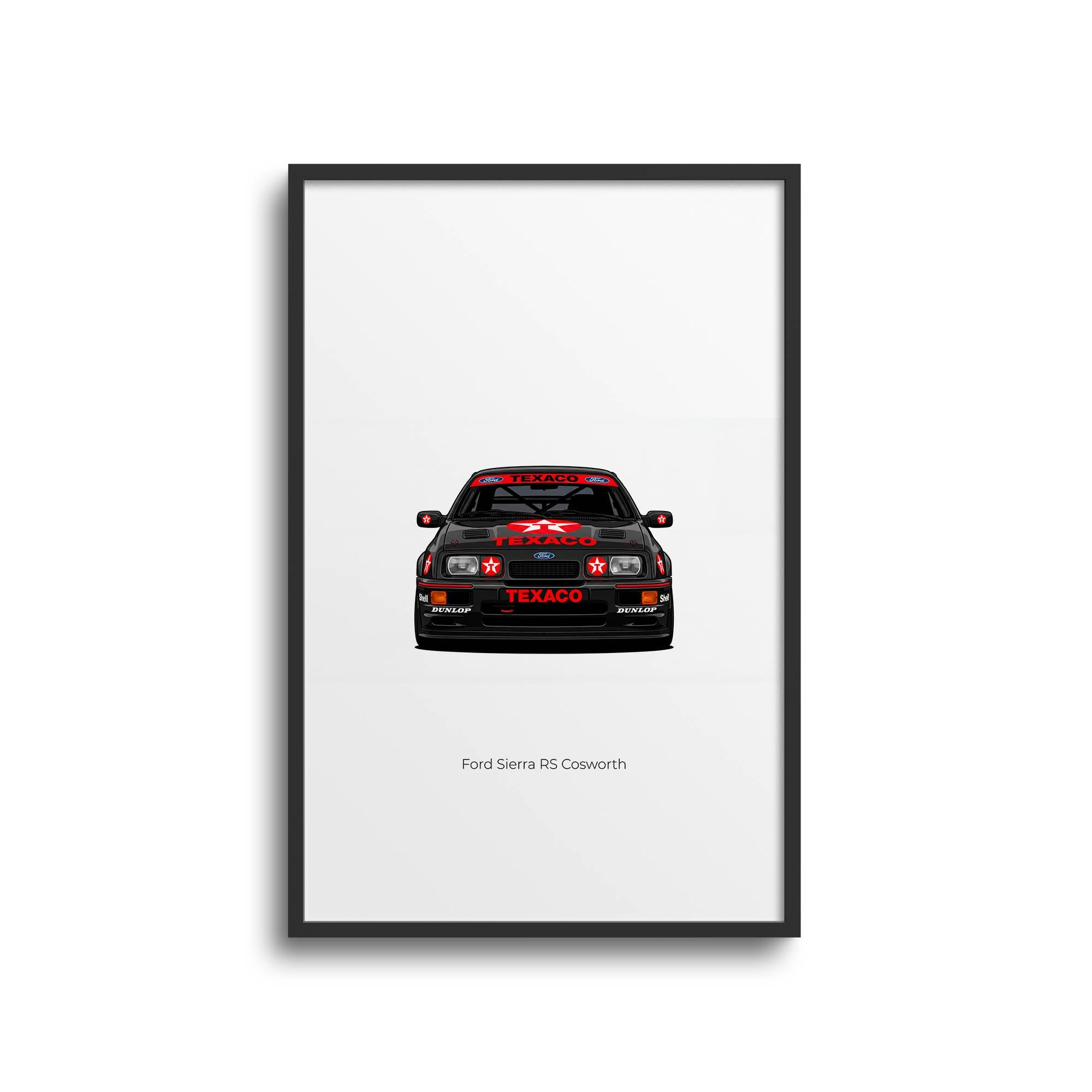 1987 Ford Sierra RS Cosworth Texaco – Car Print