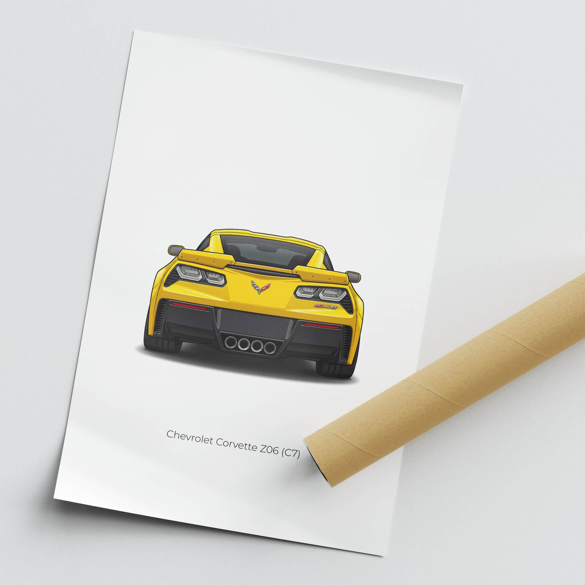 2015 Chevrolet Corvette Z06 C7 Corvette – Car Print