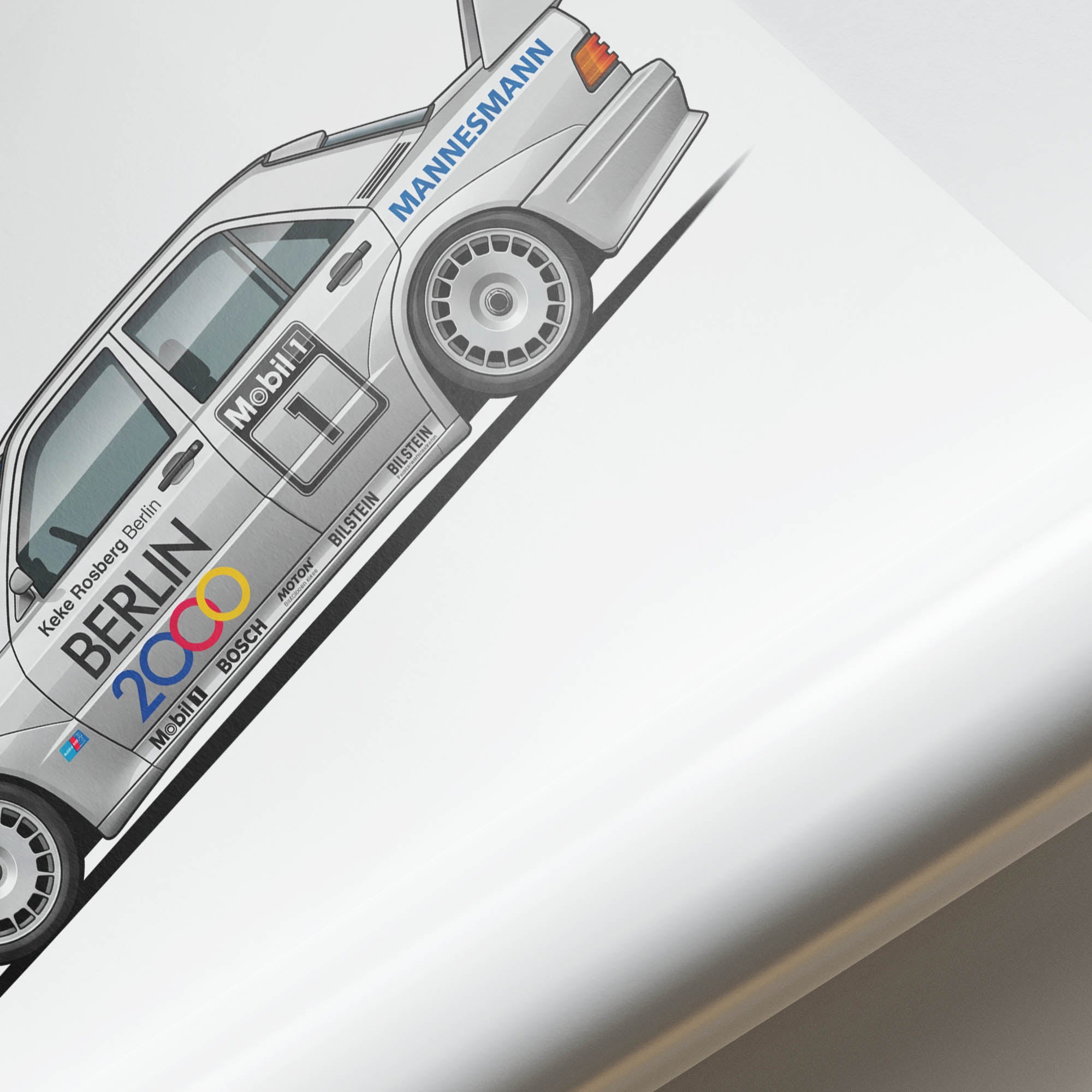 1991 Mercedes-Benz 190E 2 5 16 Evo II DTM – Car Print