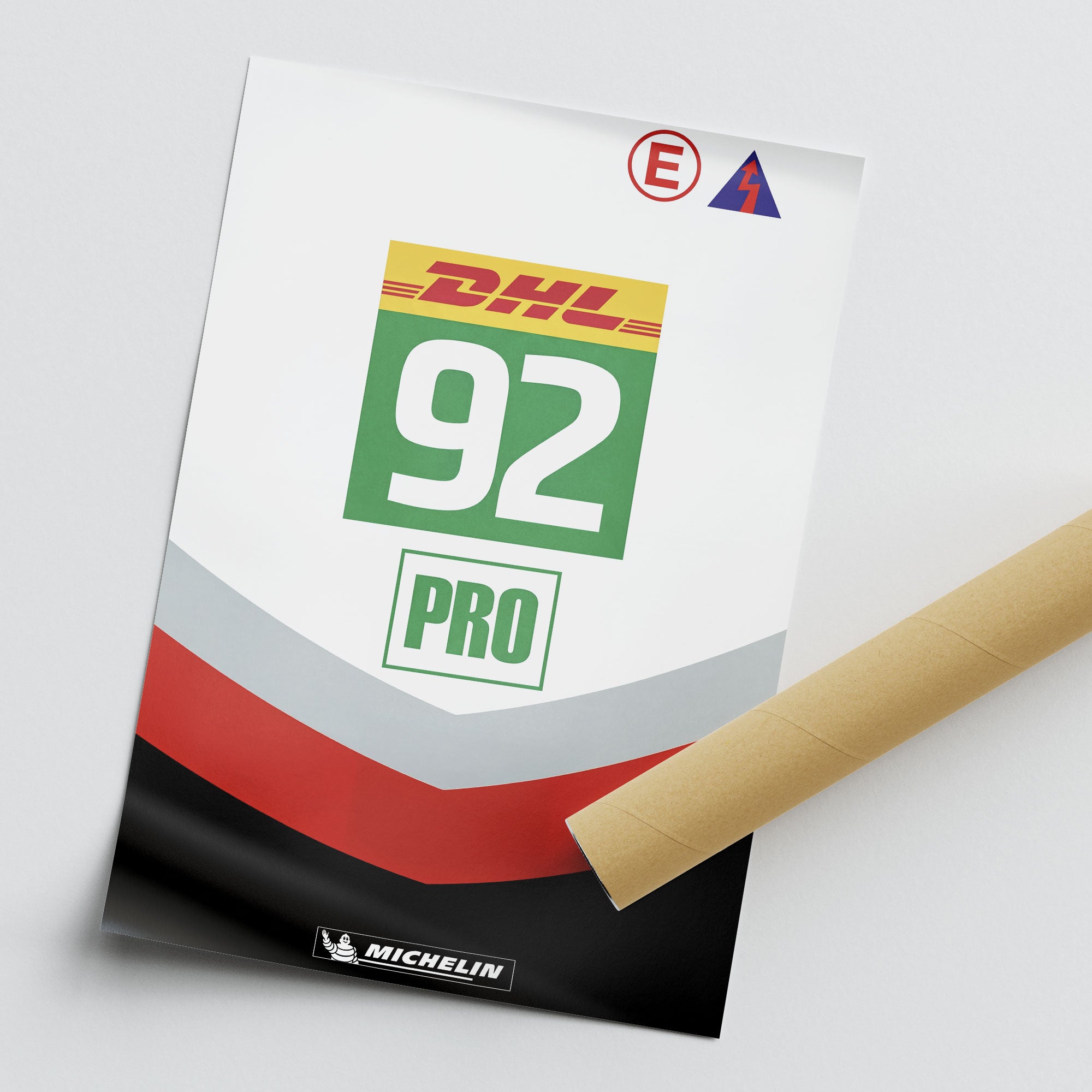 911 RSR Poster – Porsche Motorsport Wall Art | 2017 Racing Print by Gran Corsa