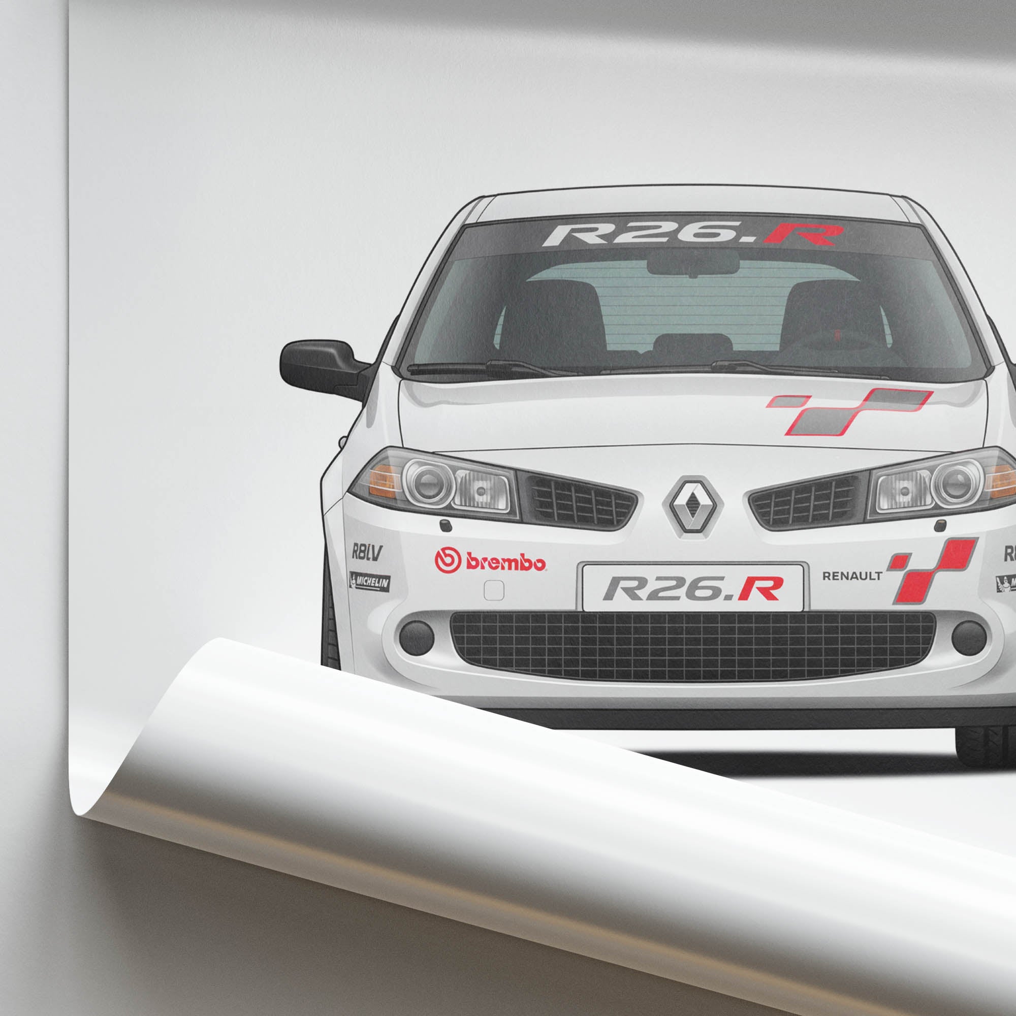 2009 Renault Megane R26 R – Car Print (Front)