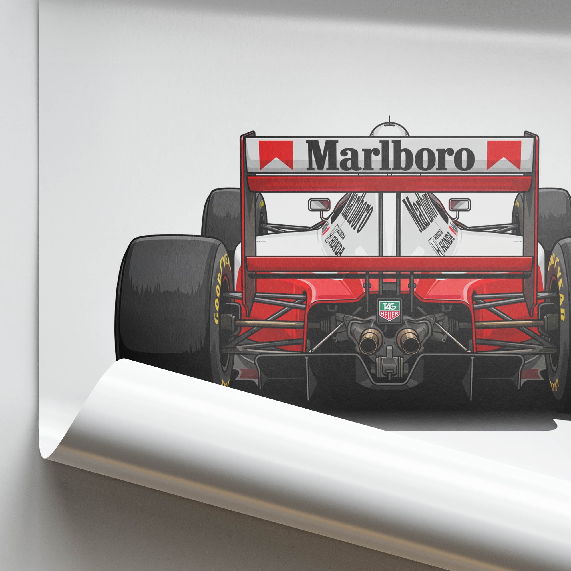 1993 McLaren MP4 8 Ayrton Senna – Car Print