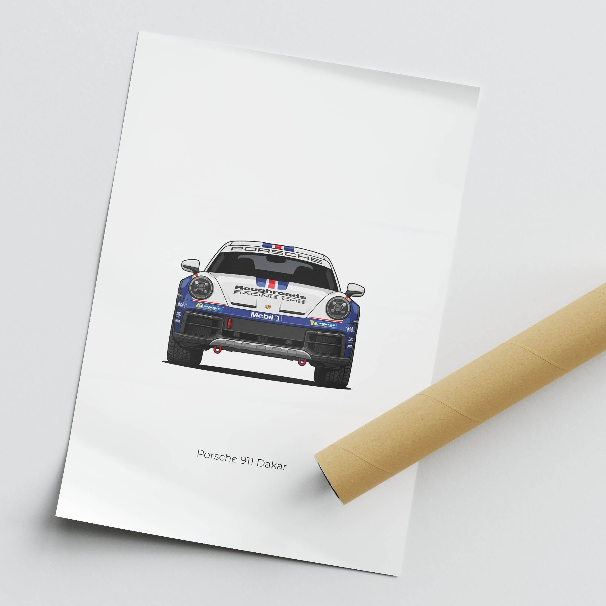 2024 Porsche 911 Roughroads – Car Print