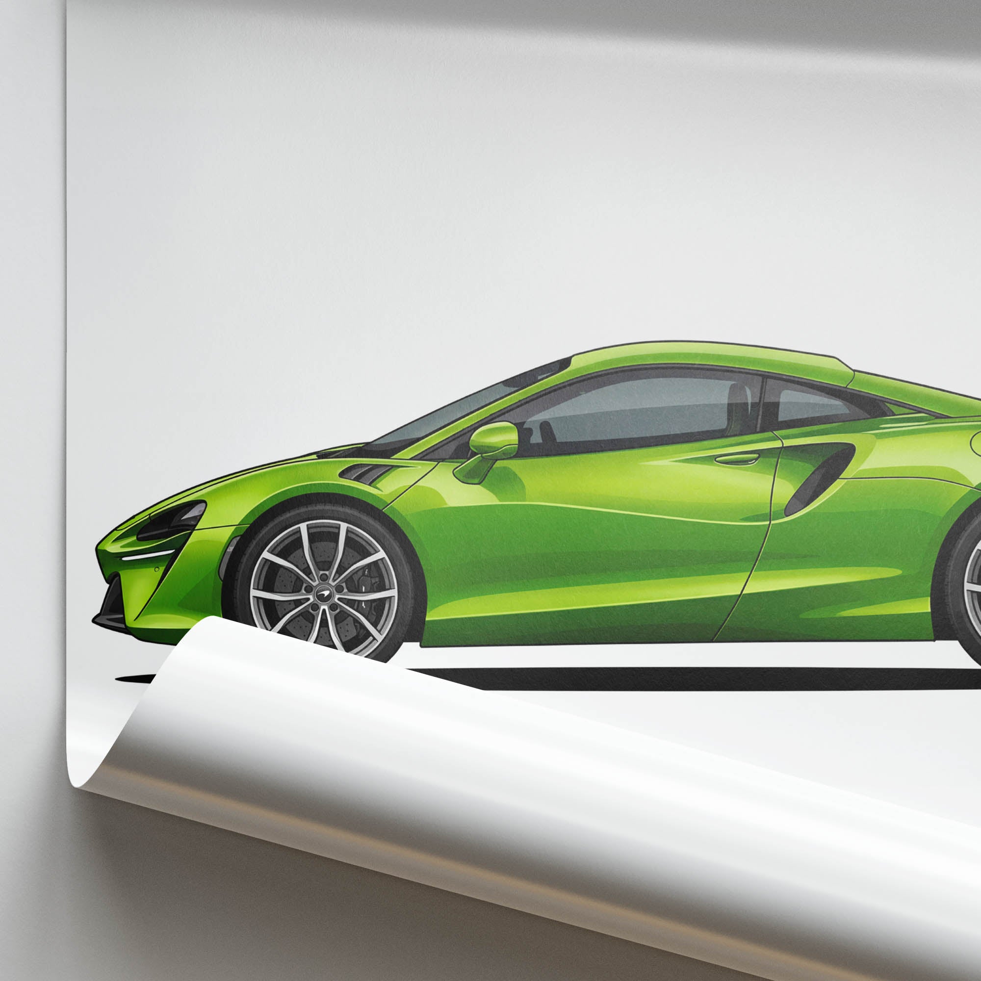 2022 McLaren Artura Flux – Car Print (Side)