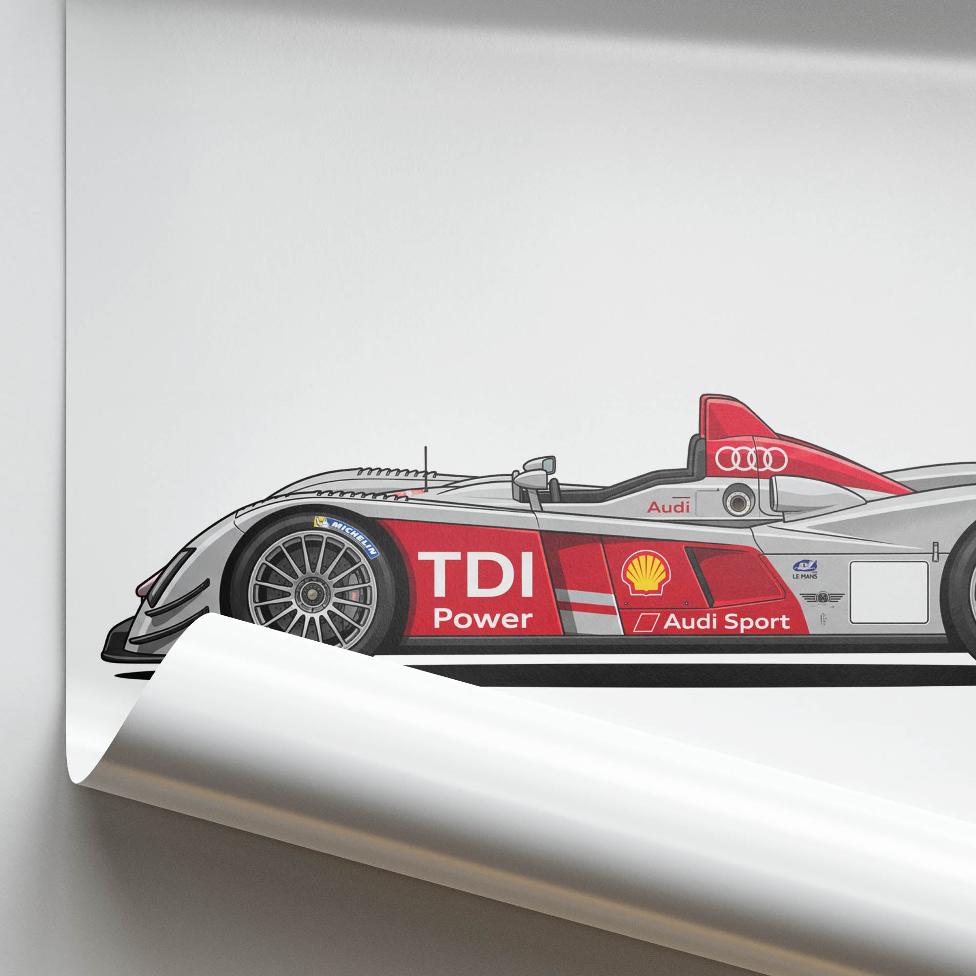 2006 Audi R10 Tdi Audi Sport – Car Print