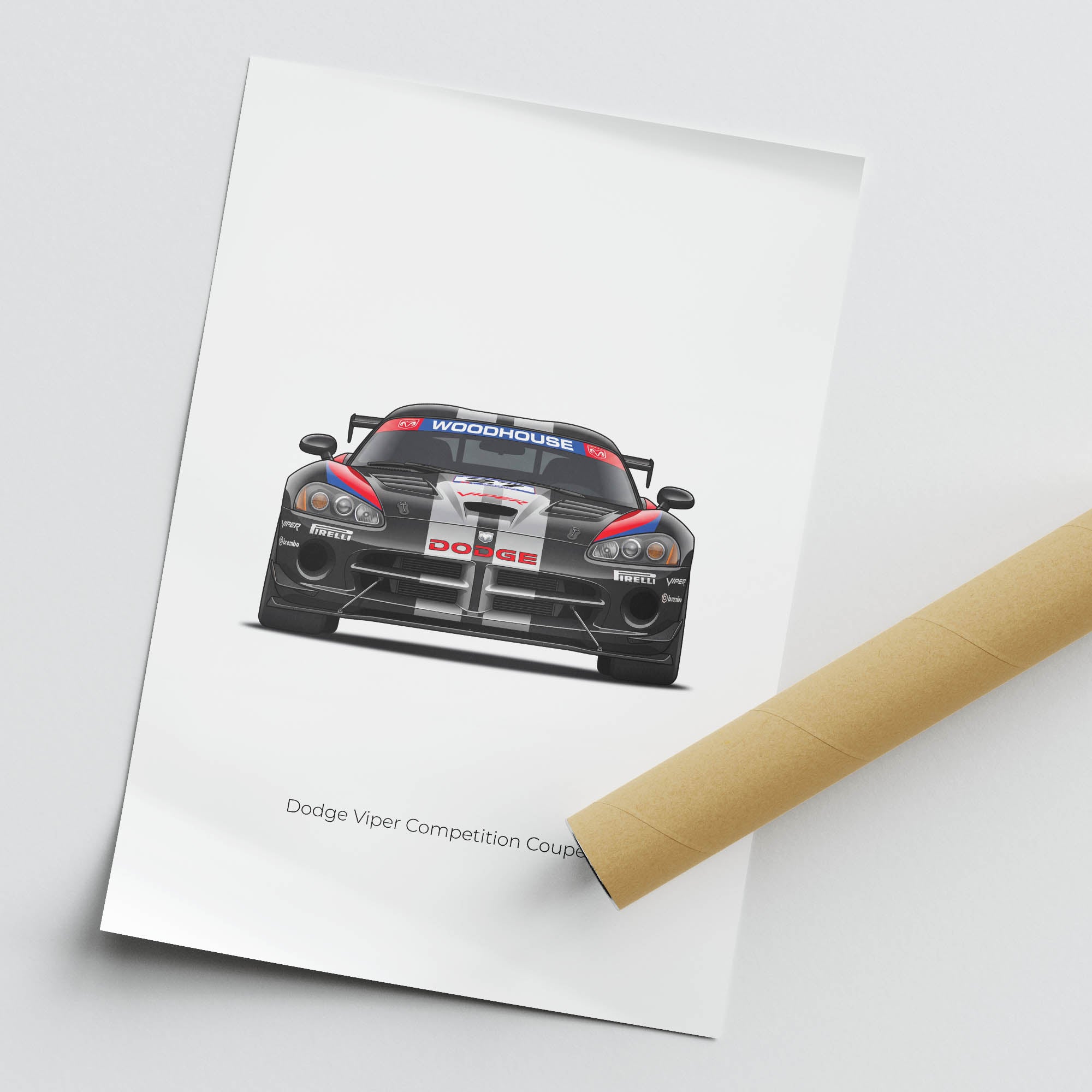 2003 Dodge Viper Competition Coupe Woodhouse – Car Print