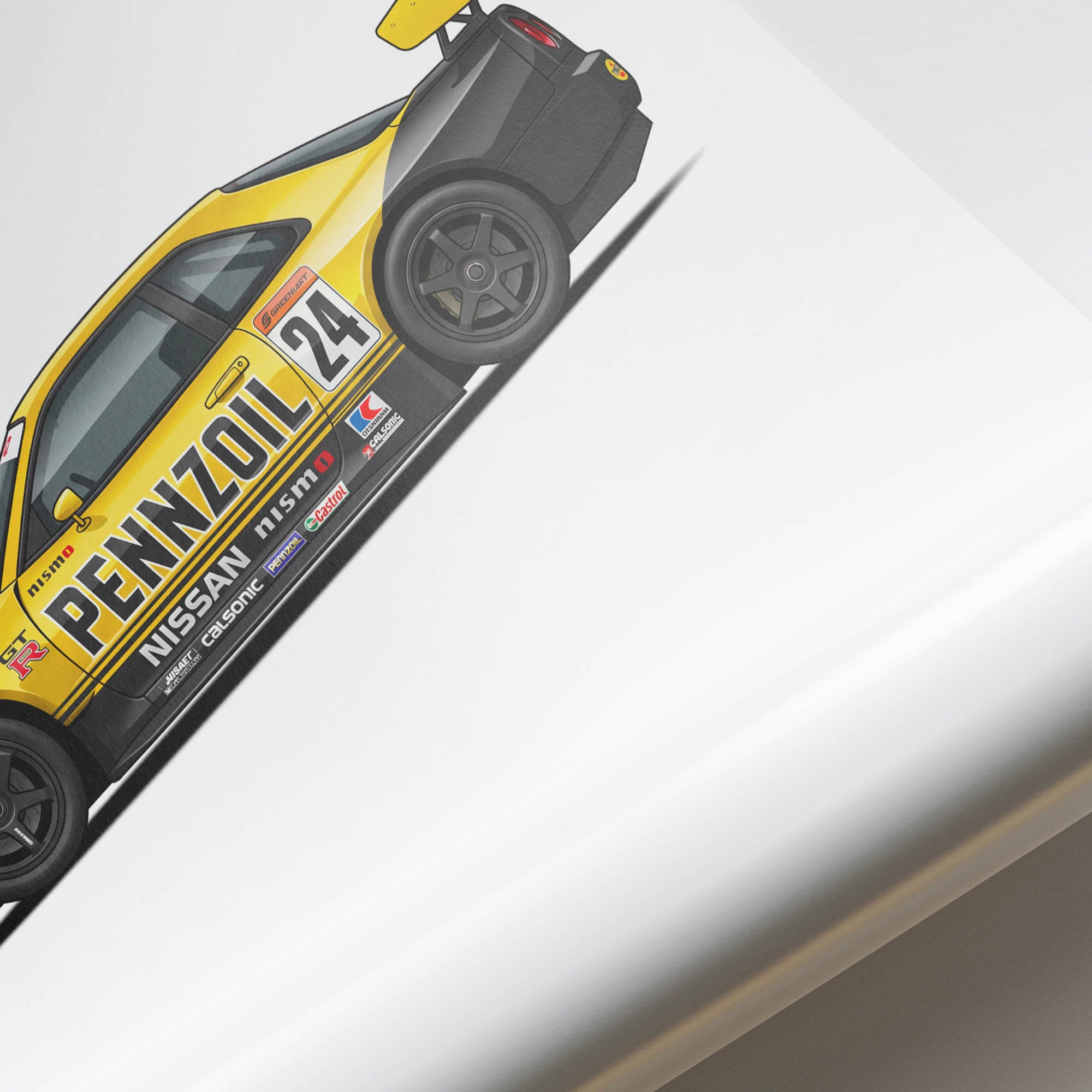 1999 Nissan Skyline GT R R34 JGTC – Car Print (Side)