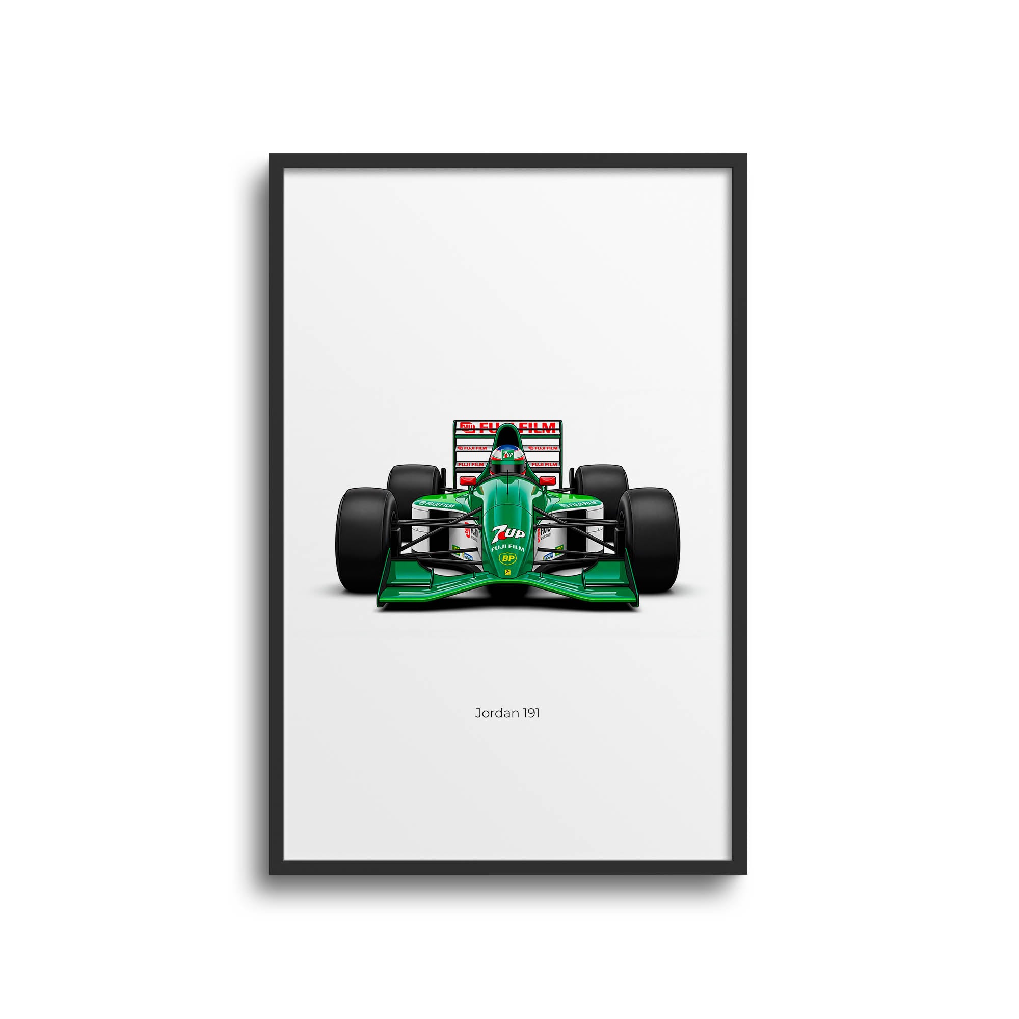 1991 Jordan 191 Bertrand Gachot 7UP – Car Print