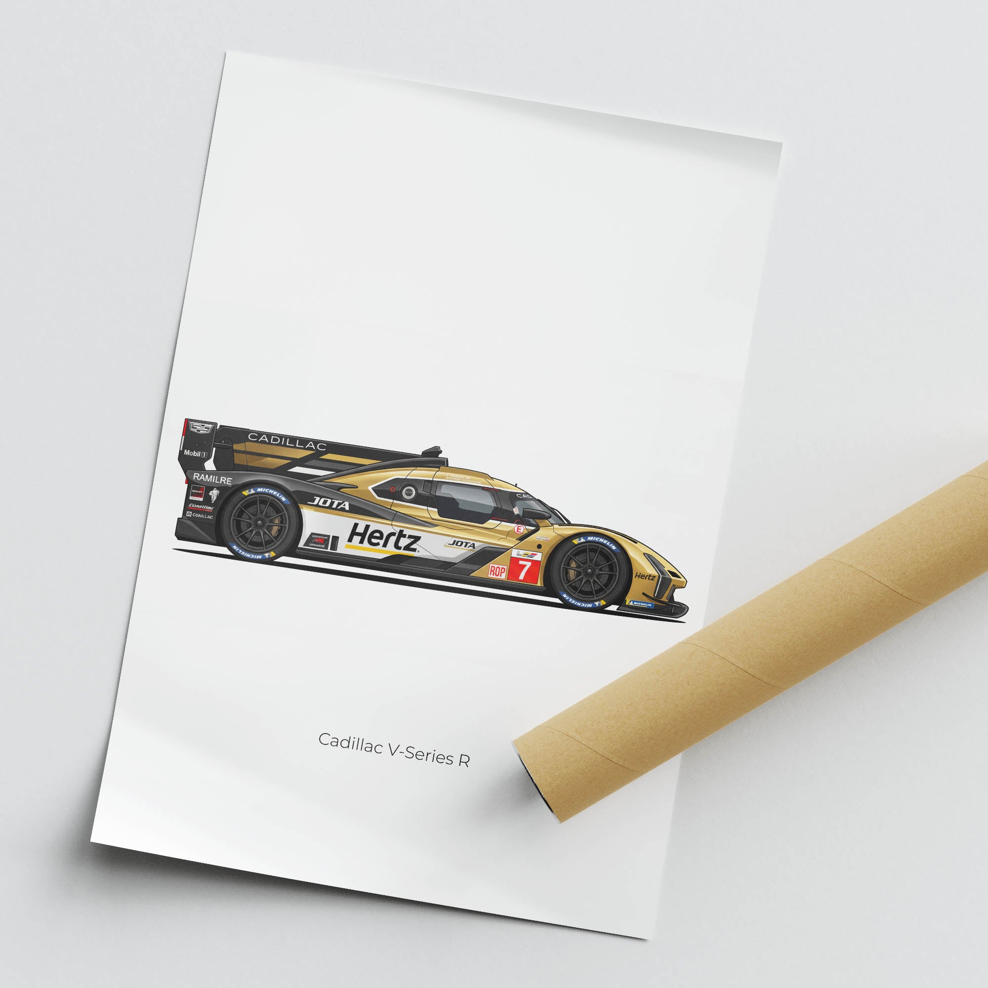 2025 Cadillac V Series R Hertz Team Jota – Car Print