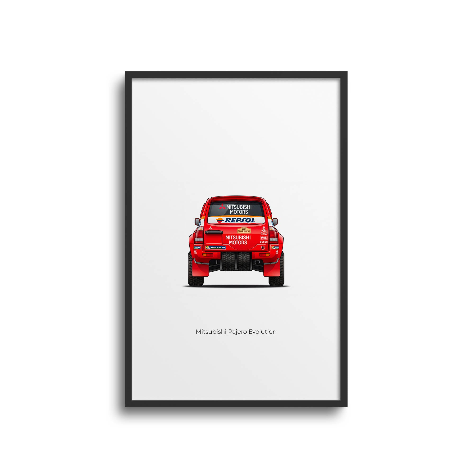 2004 Mitsubishi Pajero Evolution St Phane – Car Print