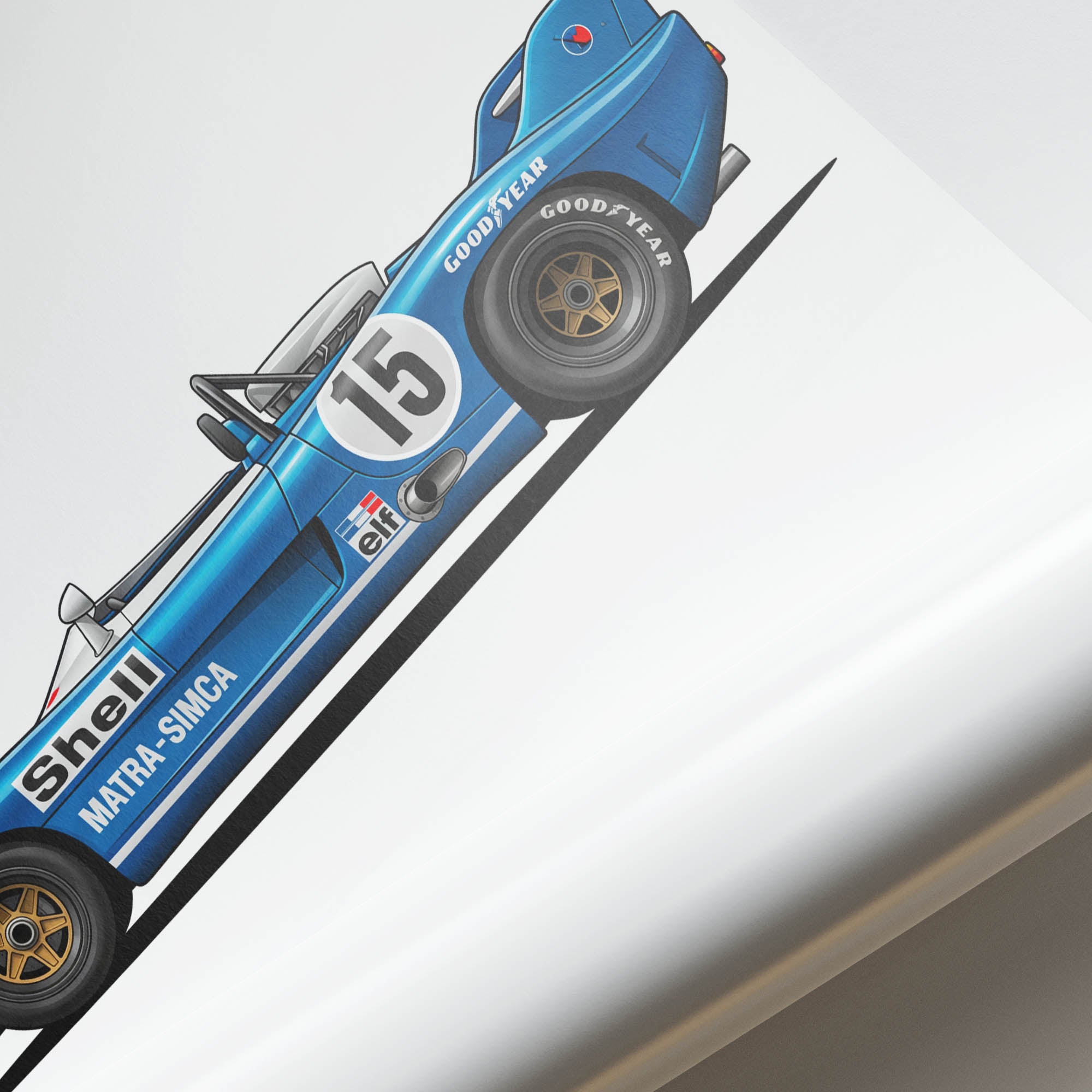 1972 Matra Simca MS670 Matra – Car Print