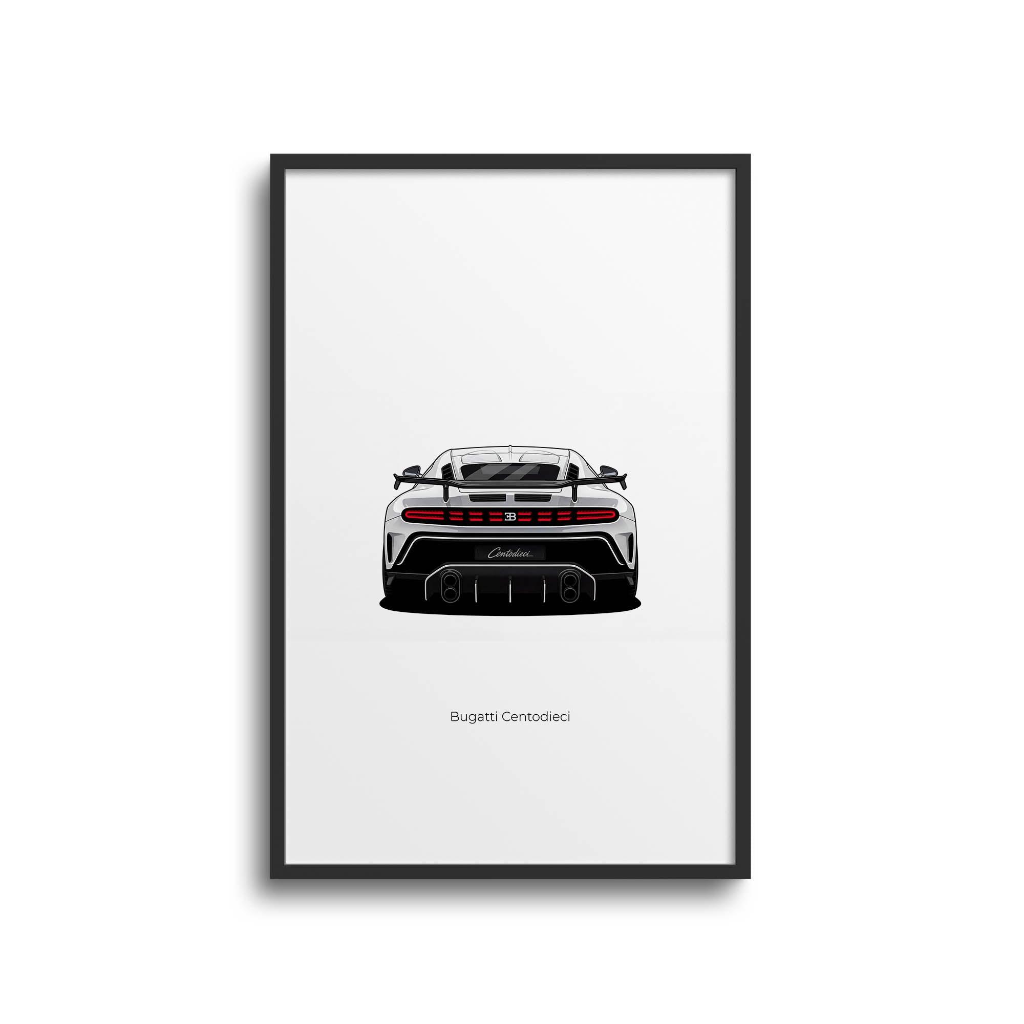 2022 Bugatti Centodieci – Car Print