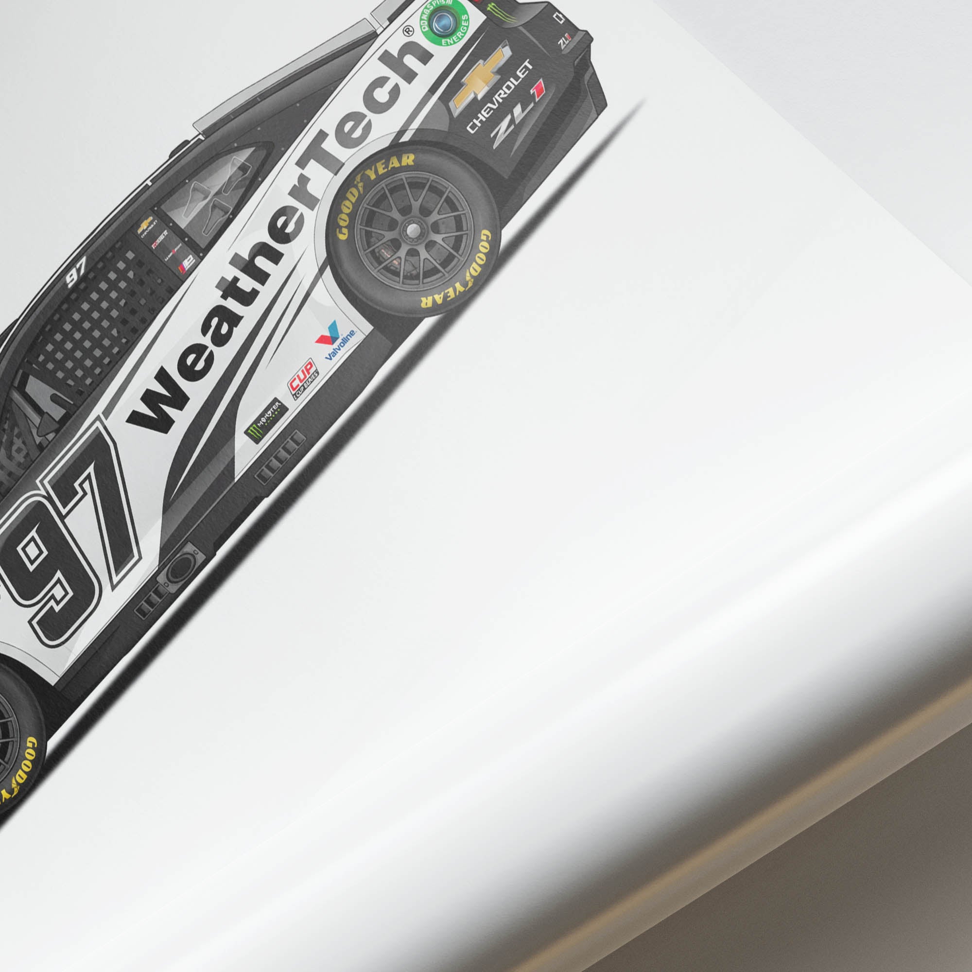 2025 Chevrolet Camaro ZL1 Shane Van – Car Print (Side)