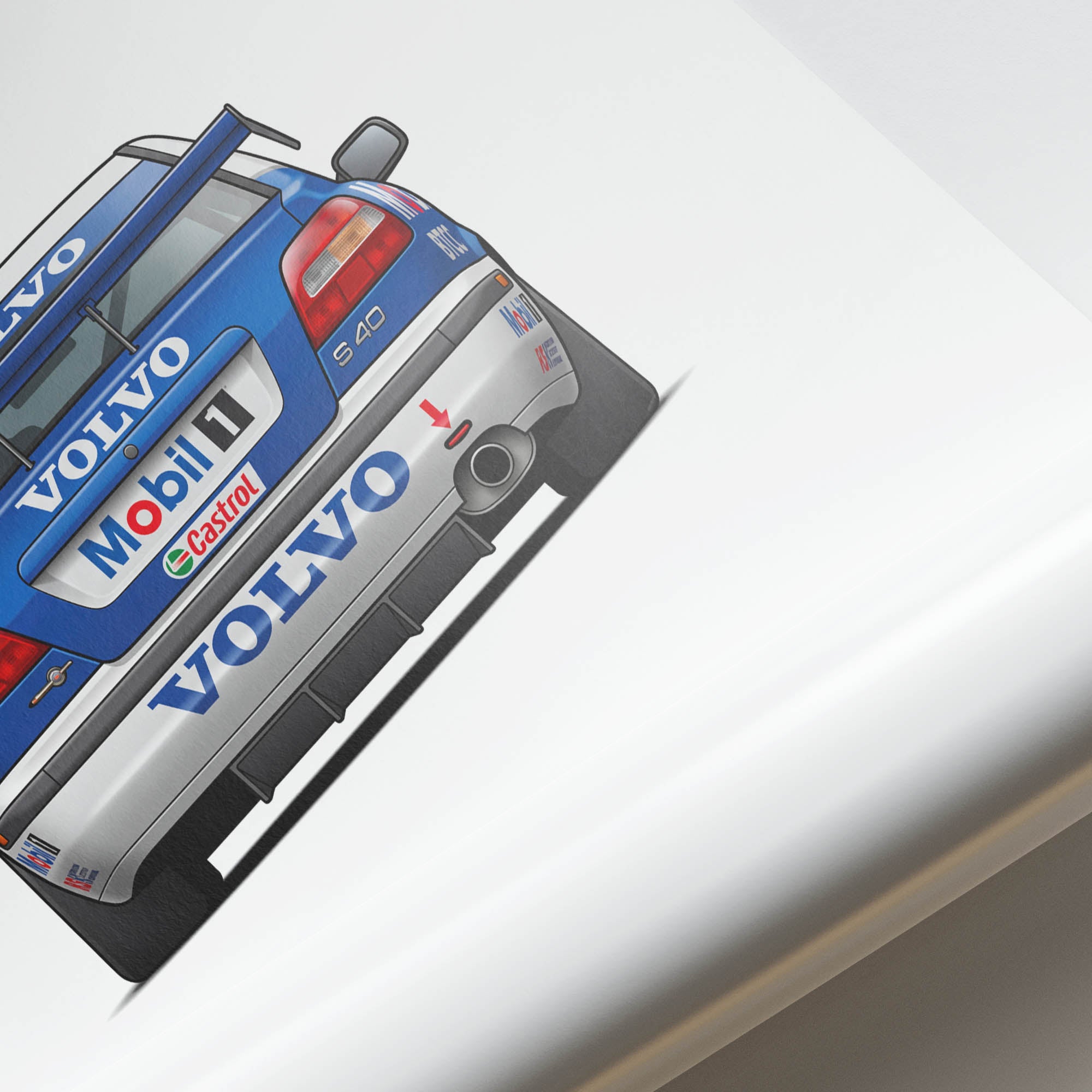 1998 Volvo S40 Btcc Rickard Rydell – Car Print