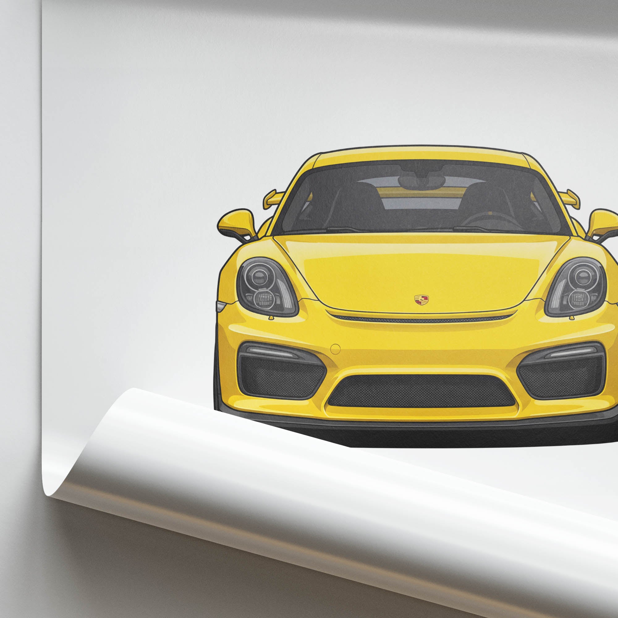2016 Porsche Cayman GT4 – Car Print (Front)