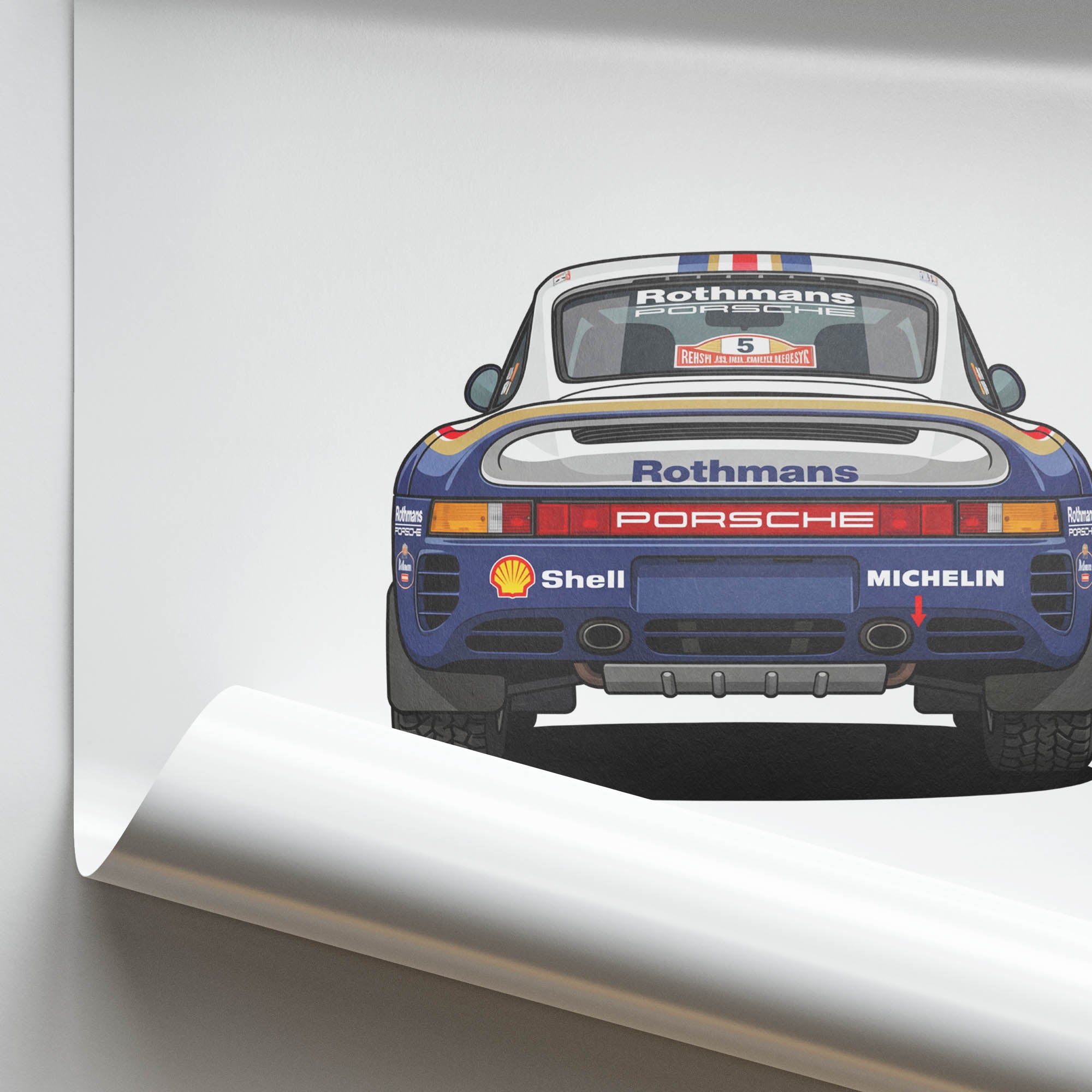 1986 Porsche – Car Print