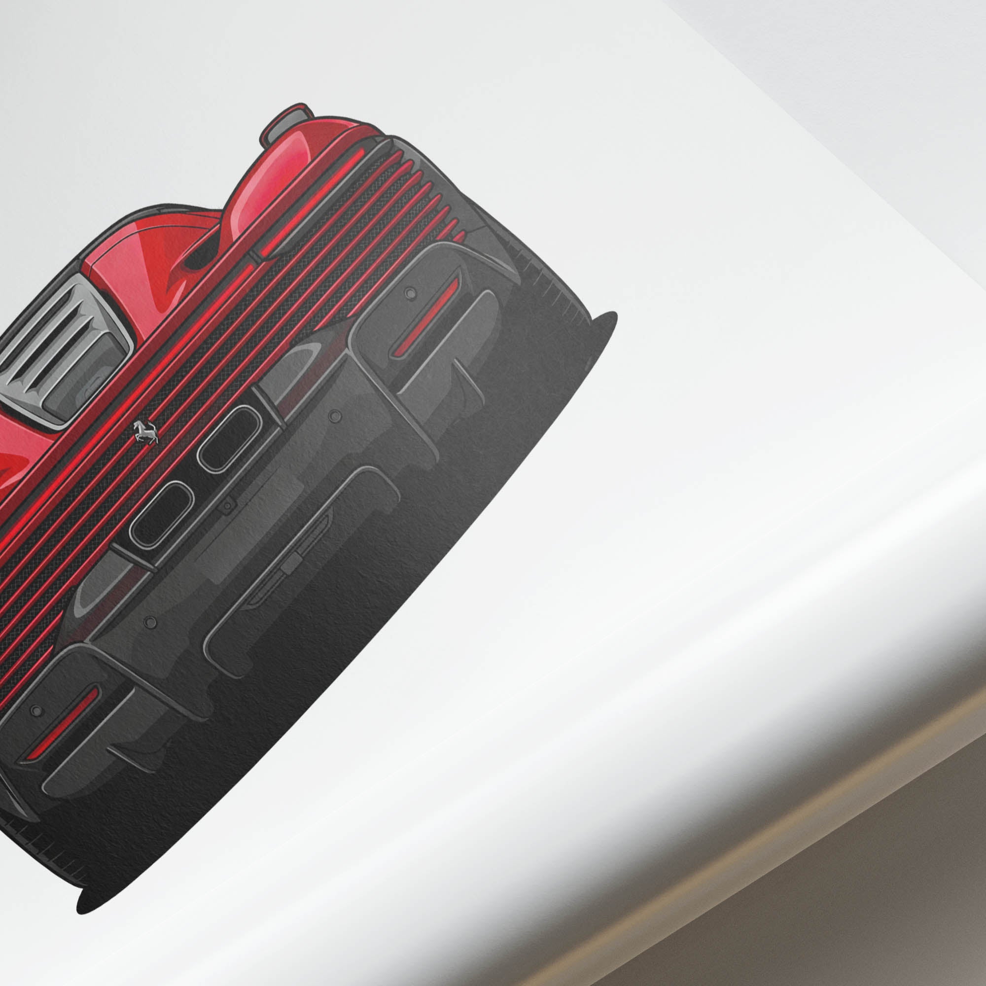 2024 Ferrari Daytona SP3 – Car Print (Back)