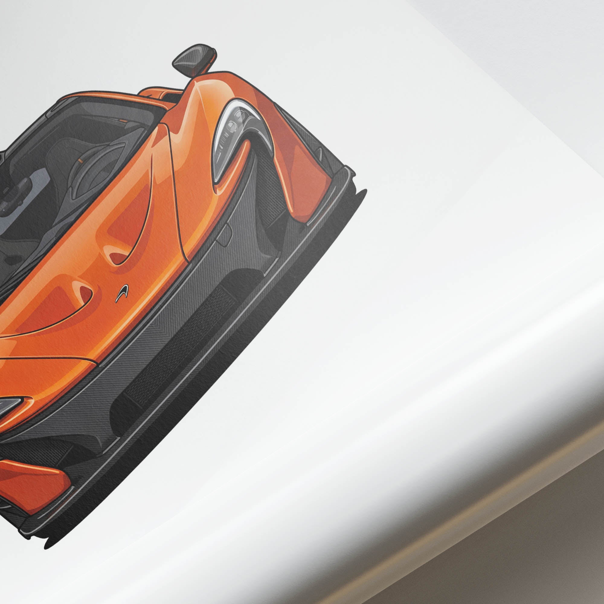 2013 McLaren P1 Volcano – Car Print