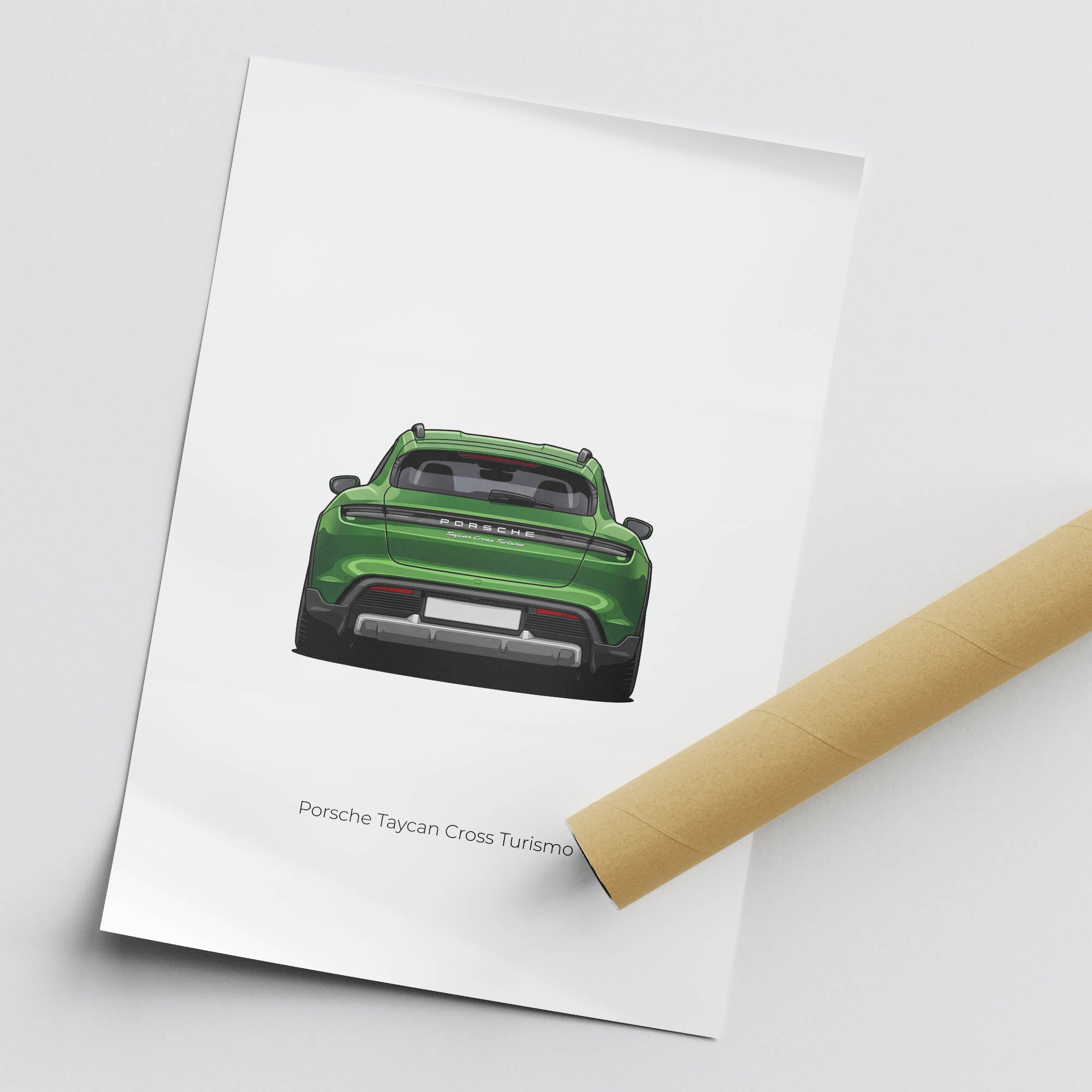 2021 Porsche Taycan Cross Turismo Mamba – Car Print