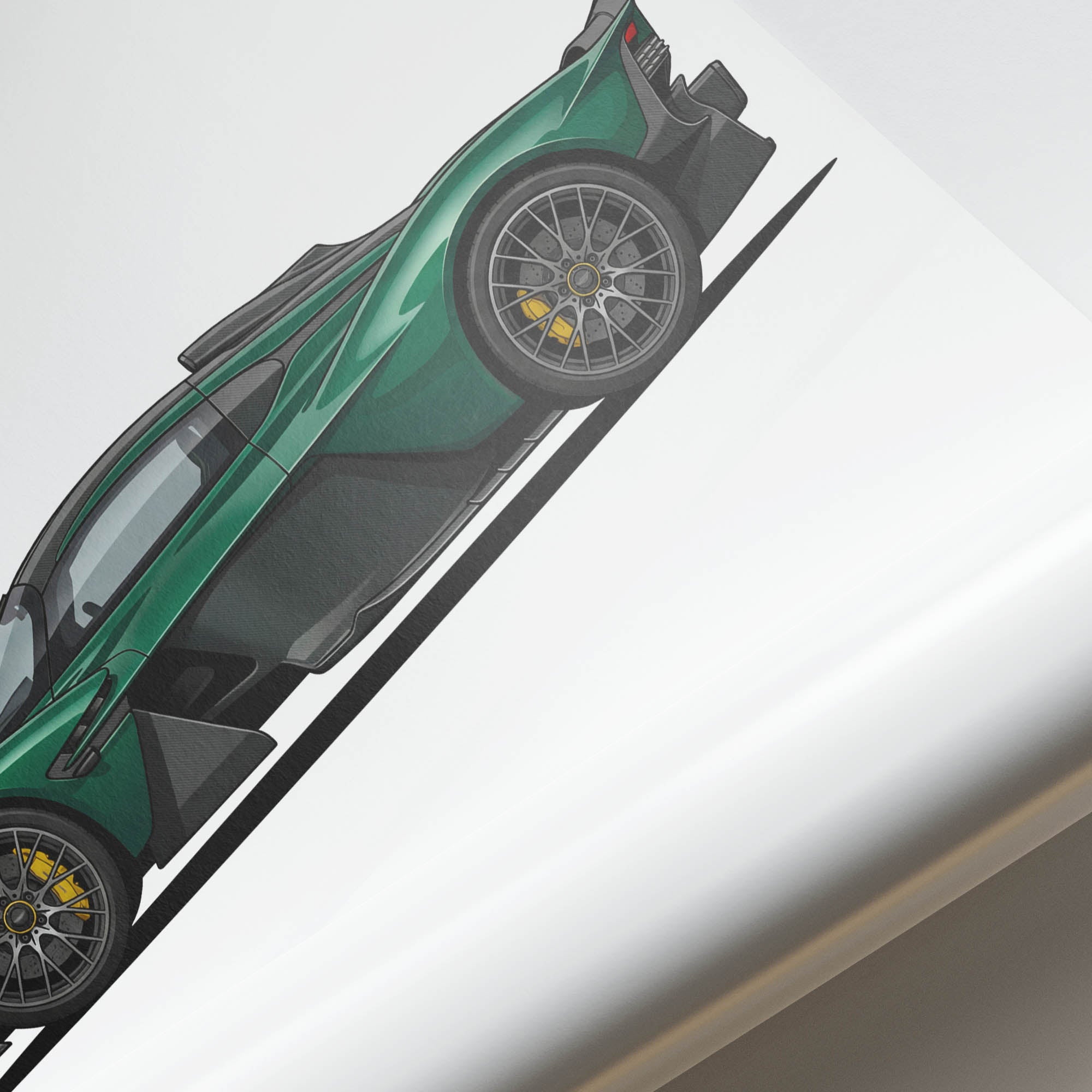 2022 Aston Martin Valkyrie British – Car Print (Side)