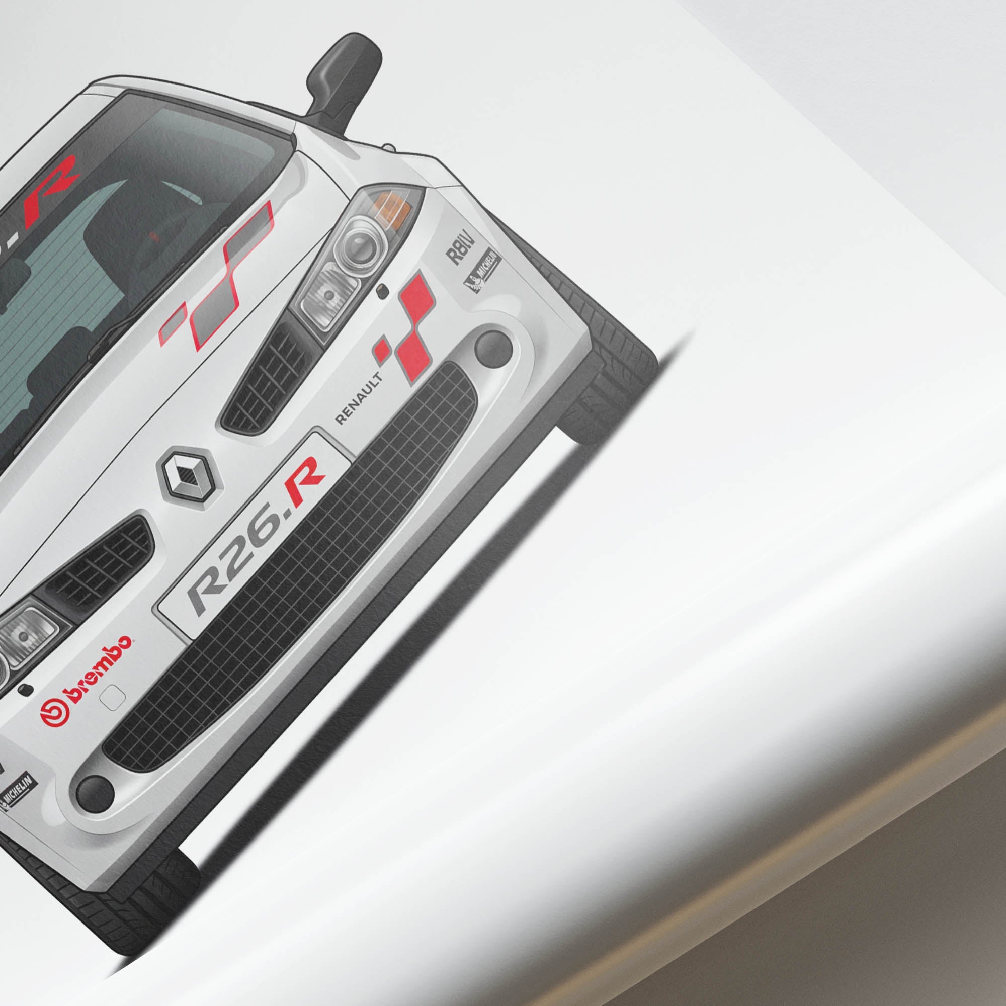 2009 Renault Megane R26 R – Car Print (Front)