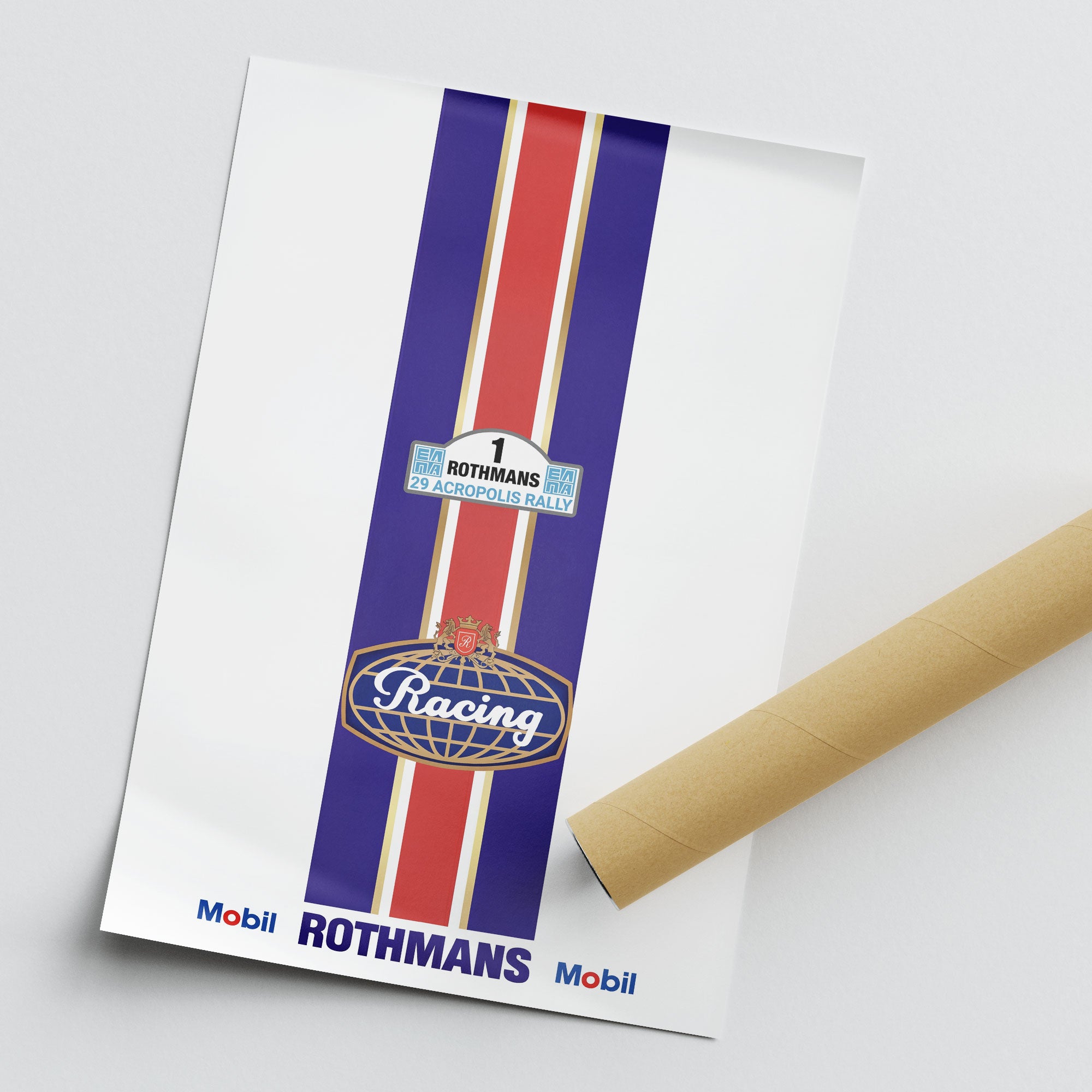 Ascona 400 Rally Poster – Walter Röhrl 1982 Rally Champion Vintage Print