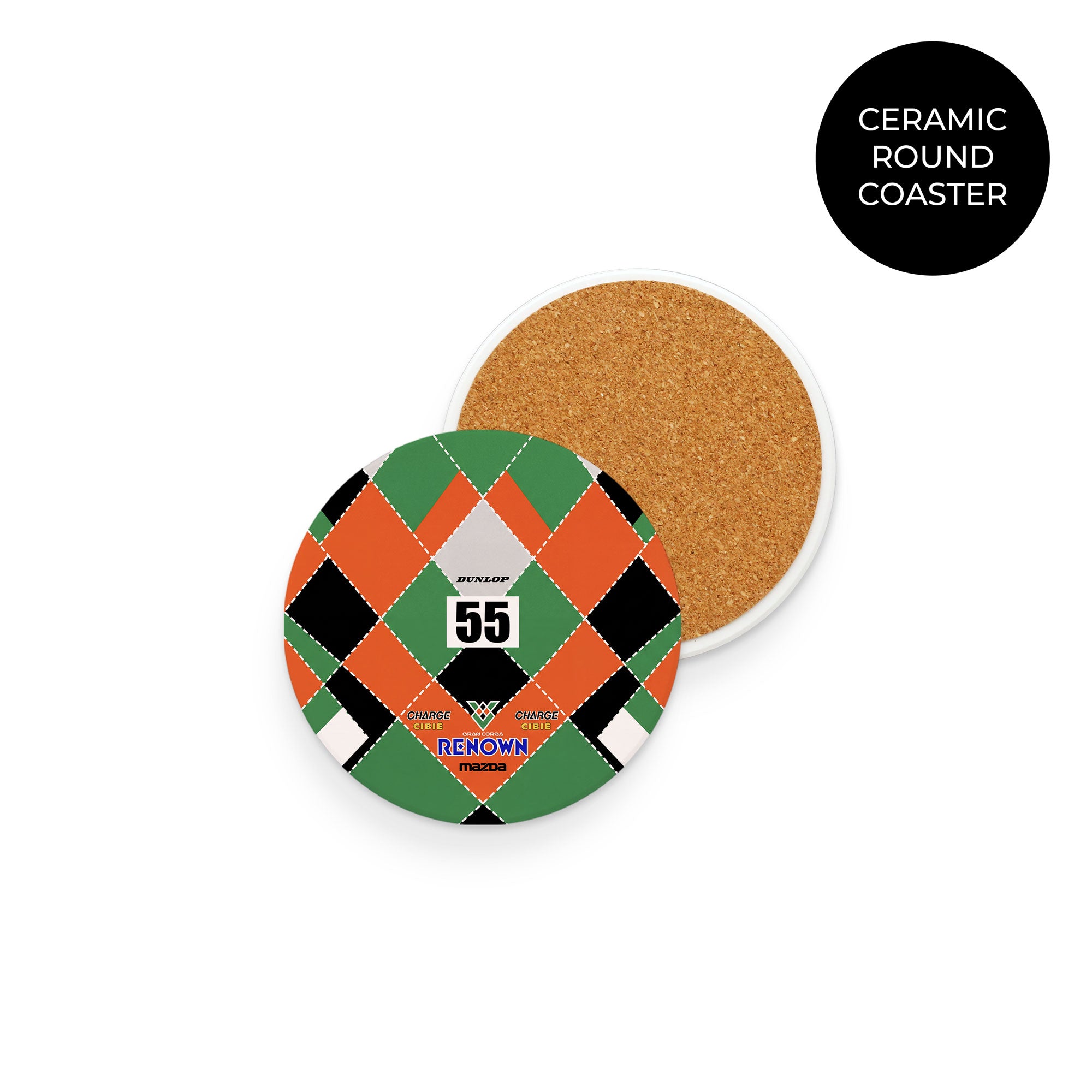 Mazda 787B Coaster – Iconic Race Car Surface Protector | 1991 Le Mans Winner