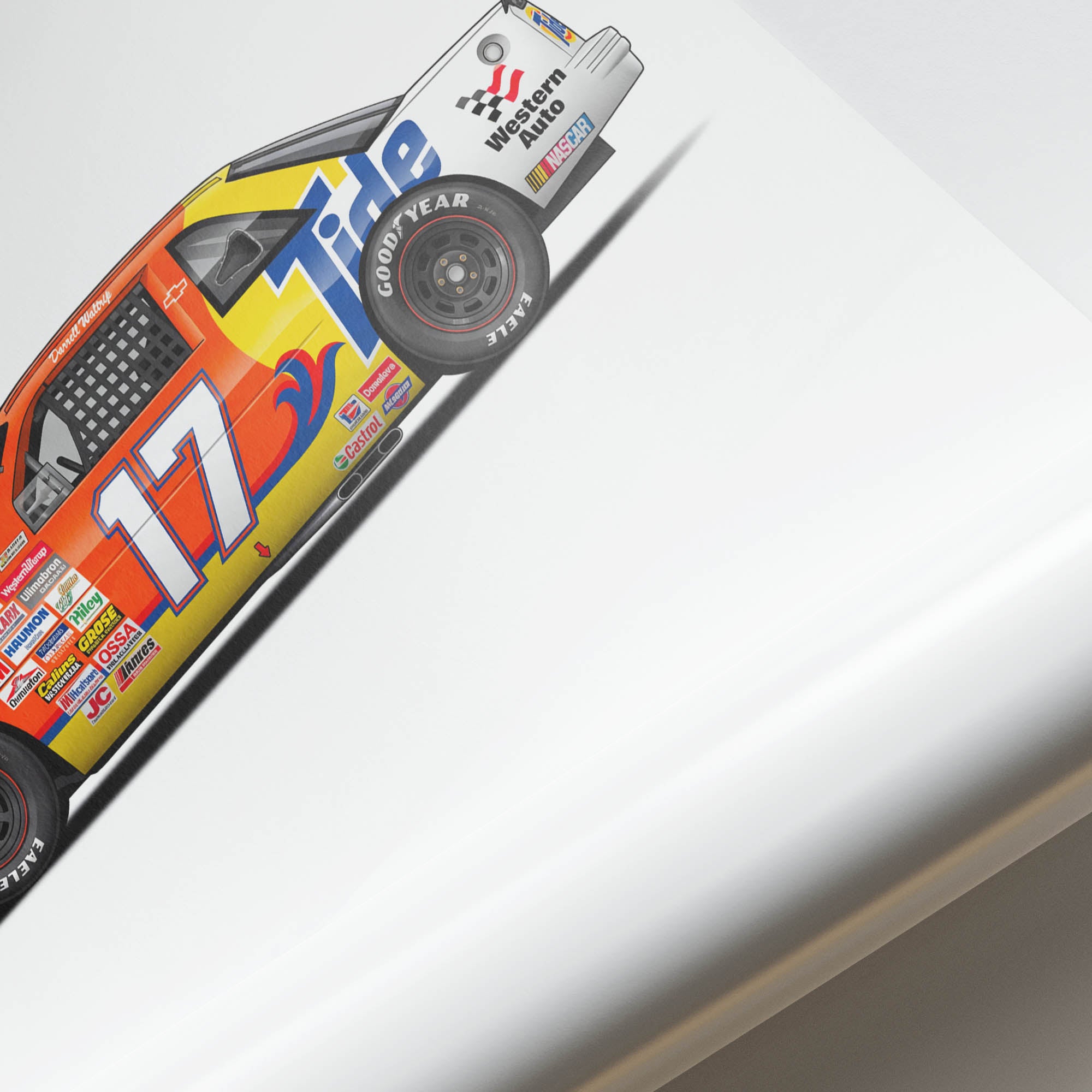 1990 Chevrolet Lumina Darrell Waltrip Tide – Car Print