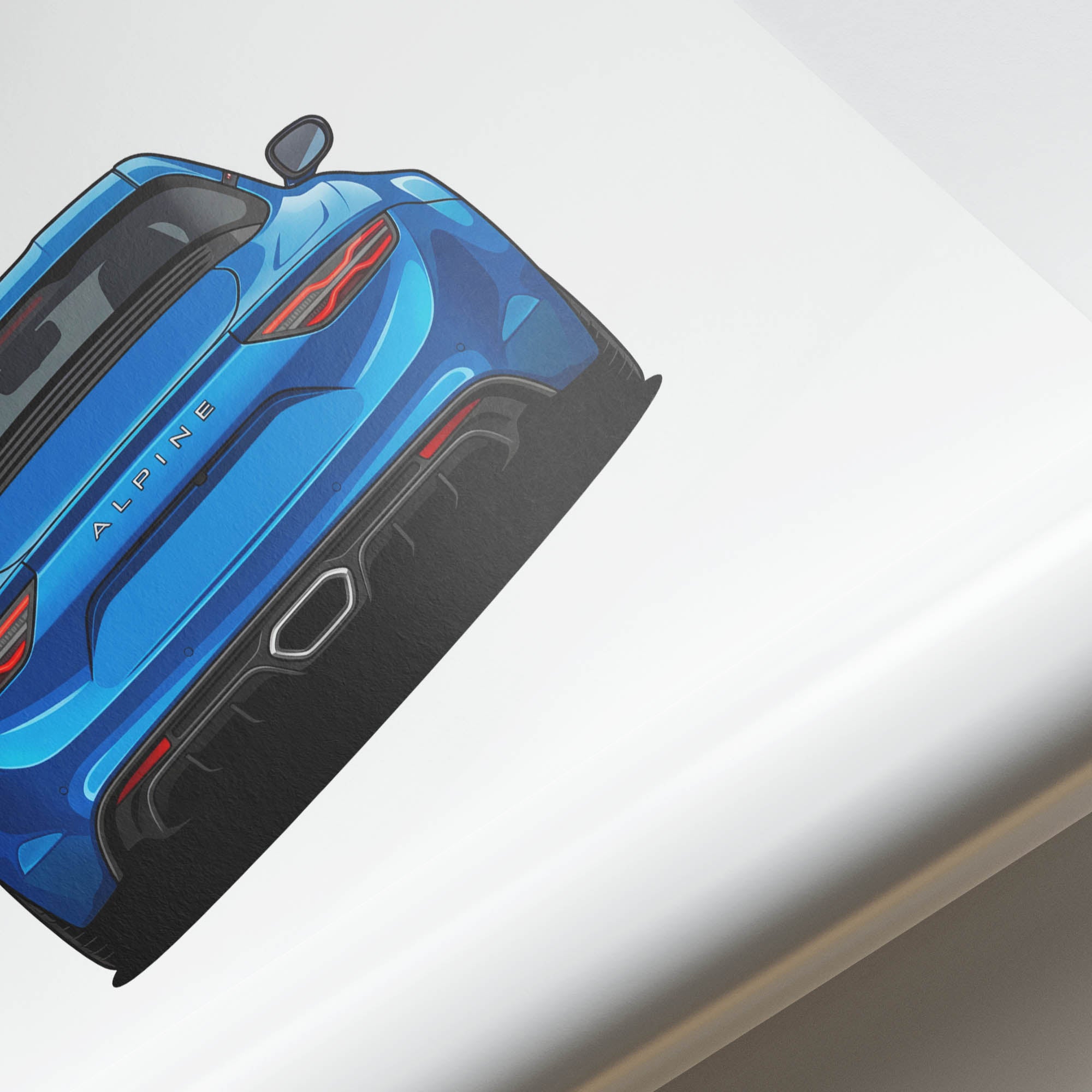 2018 Alpine A110 Alpine – Car Print