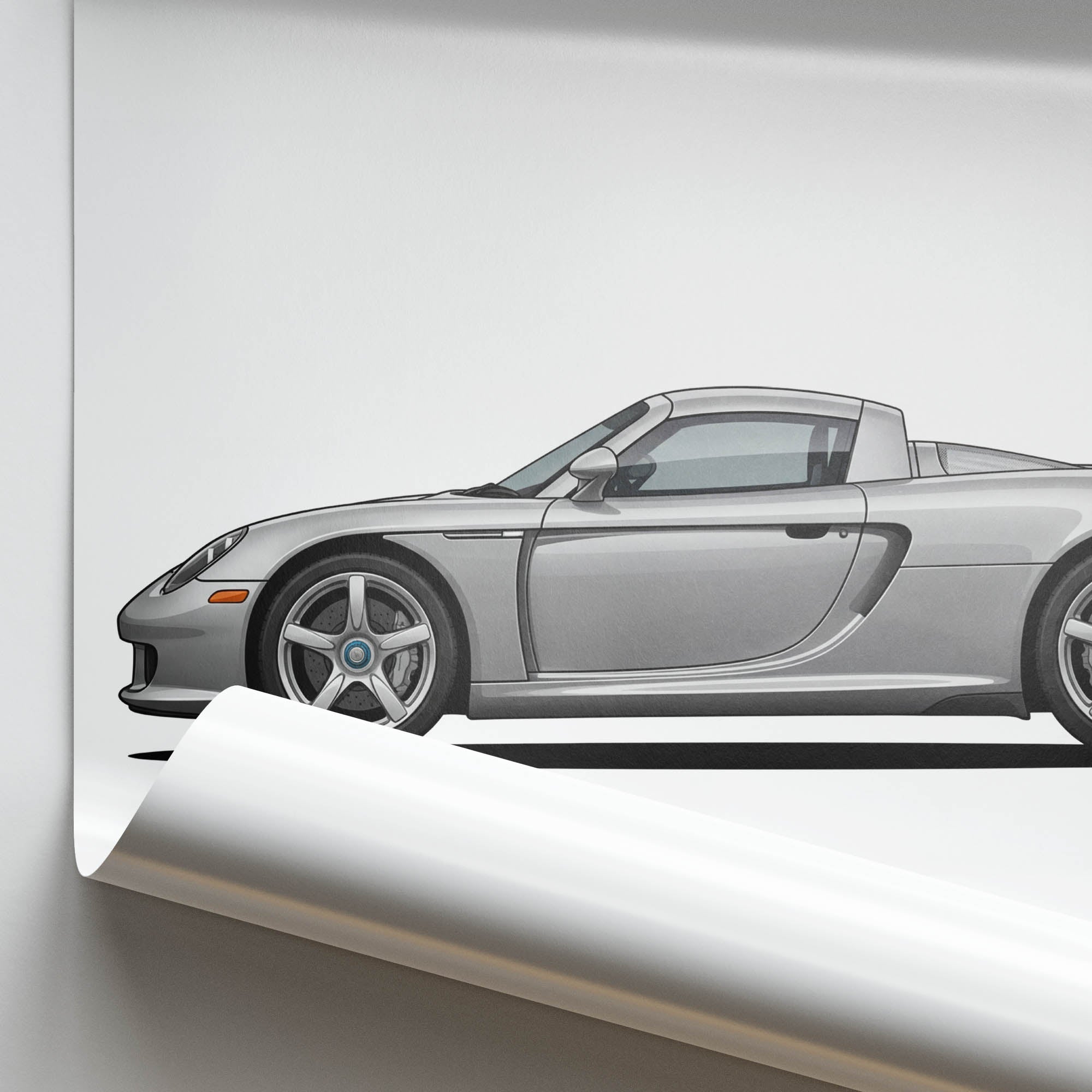 2004 Porsche Carrera GT – Car Print (Side)