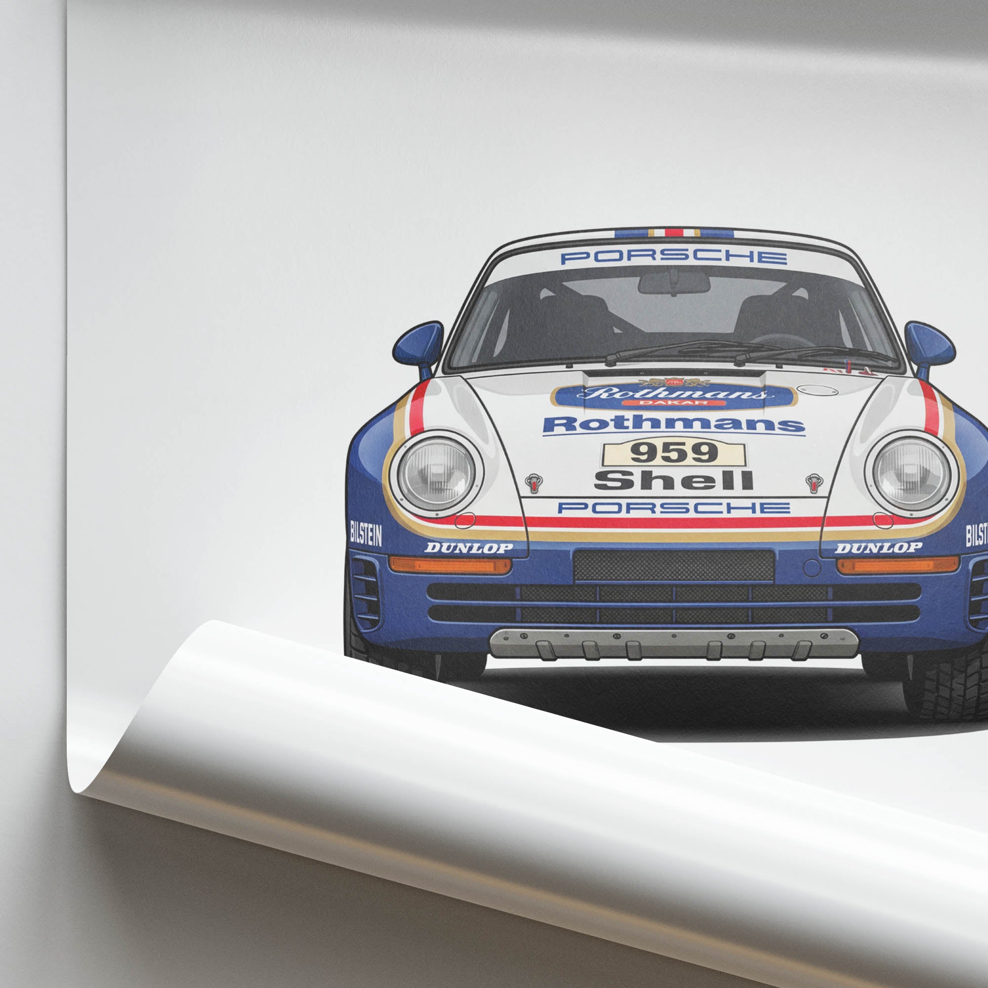 1986 Porsche – Car Print