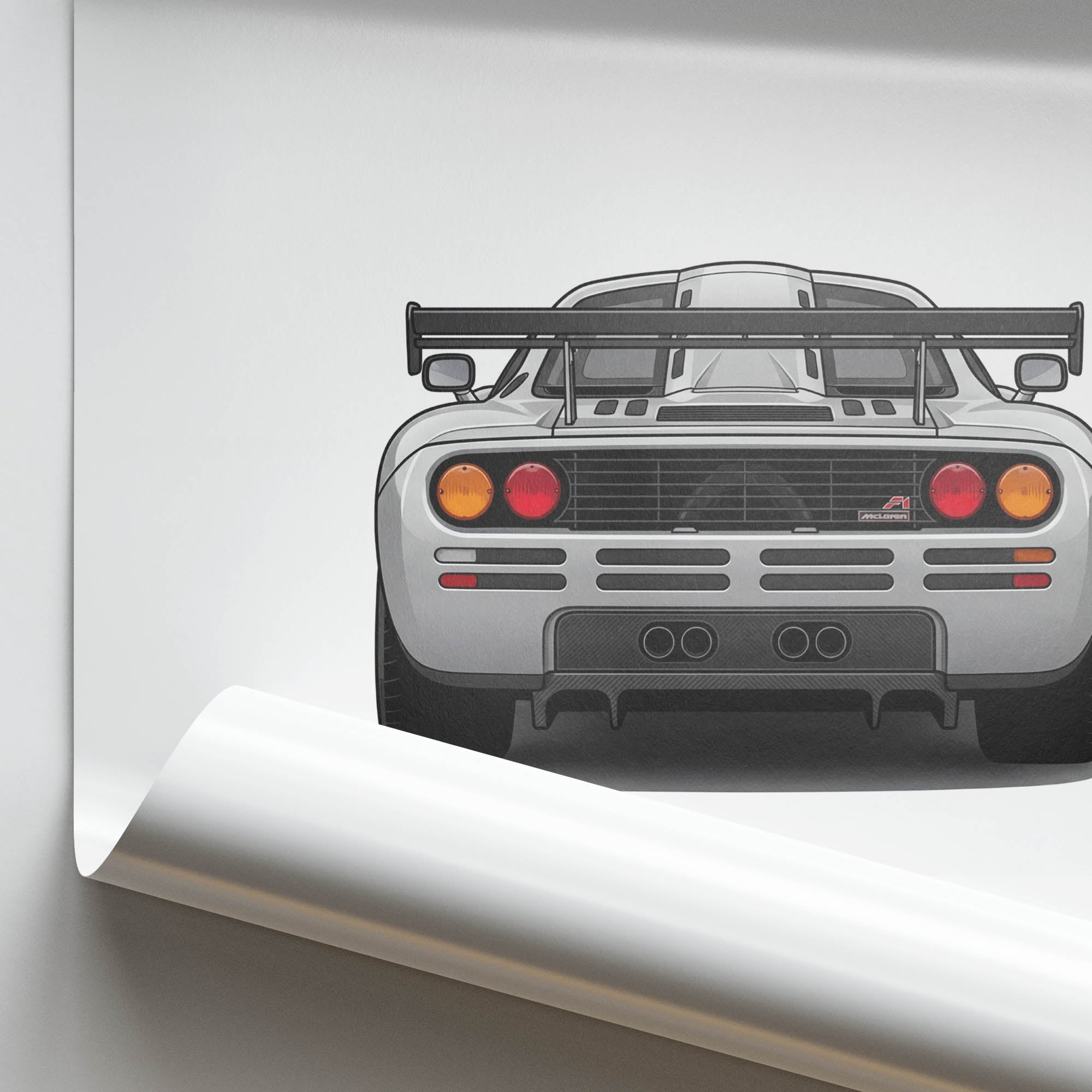 1994 McLaren Magnesium – Car Print (Back)