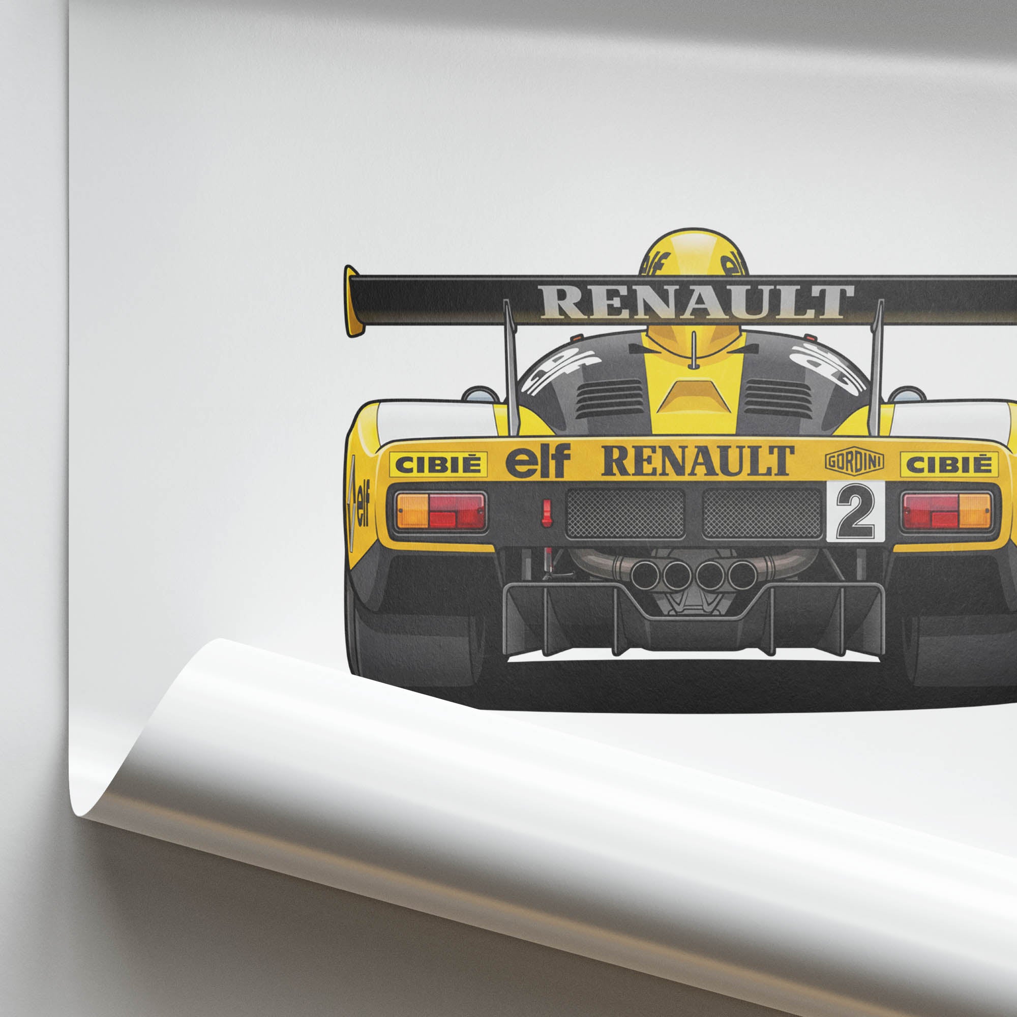 1978 Renault Alpine A442B Renault – Car Print