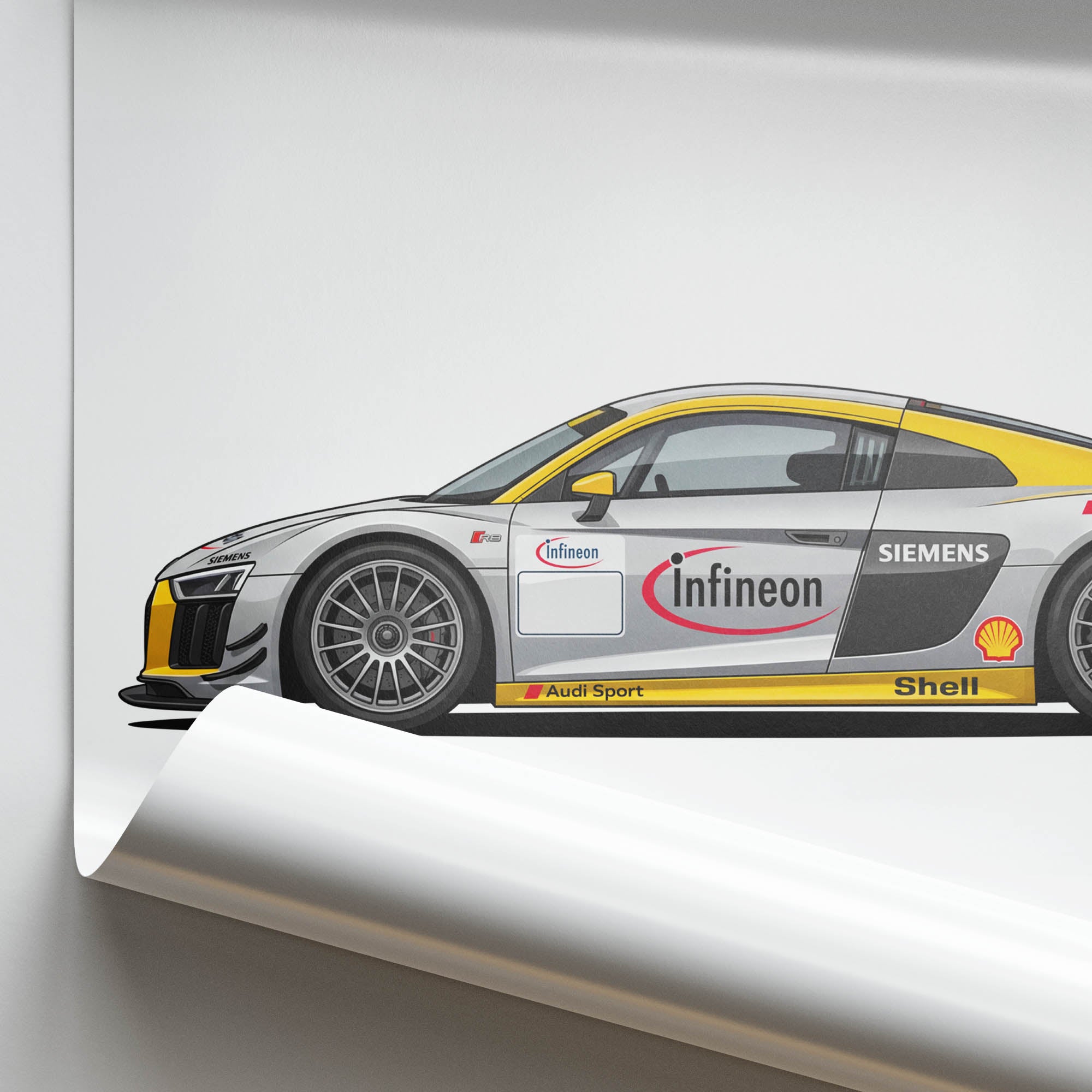 2001 Audi R8 Lmp Infineon – Car Print