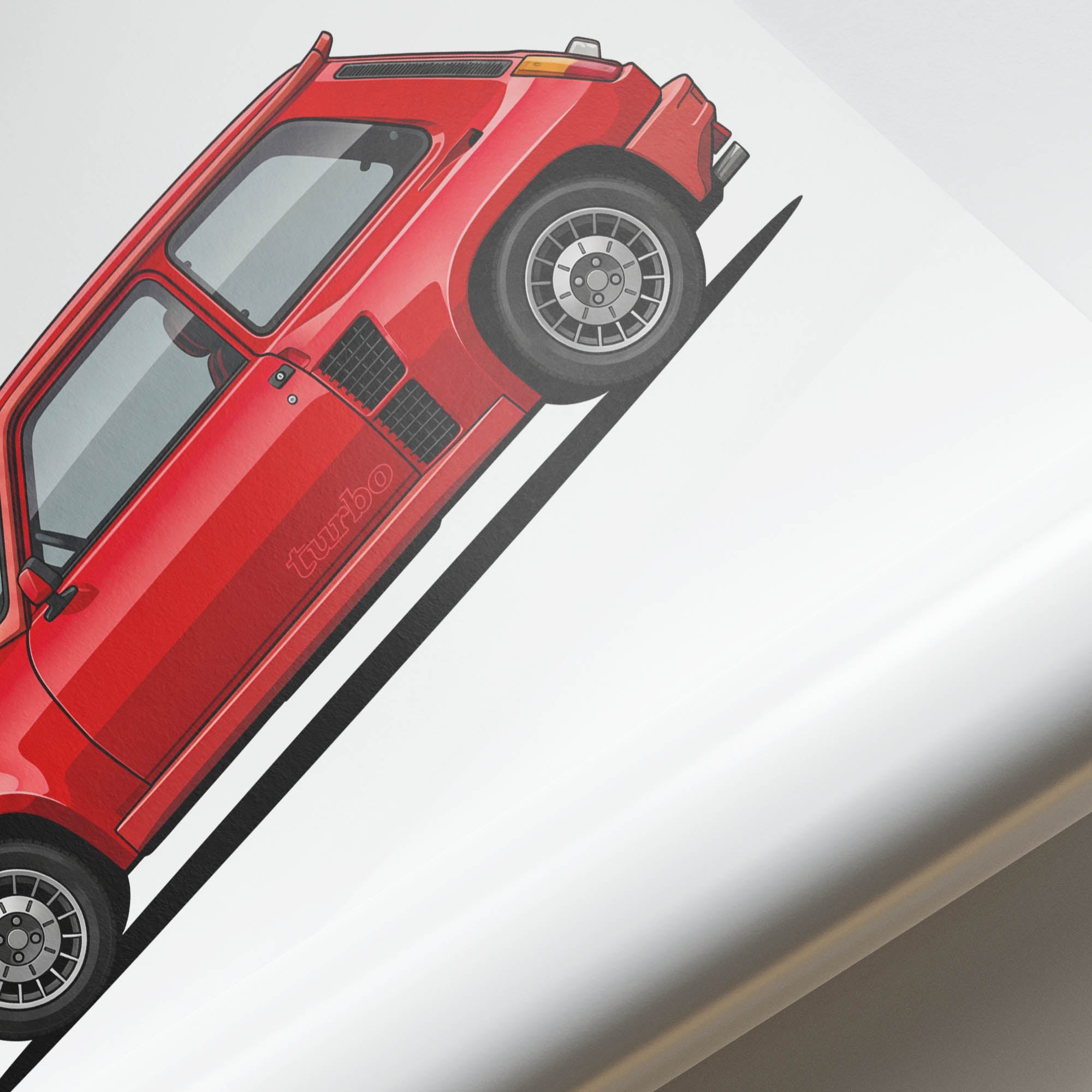 1980 Renault 5 Turbo – Car Print (Side)