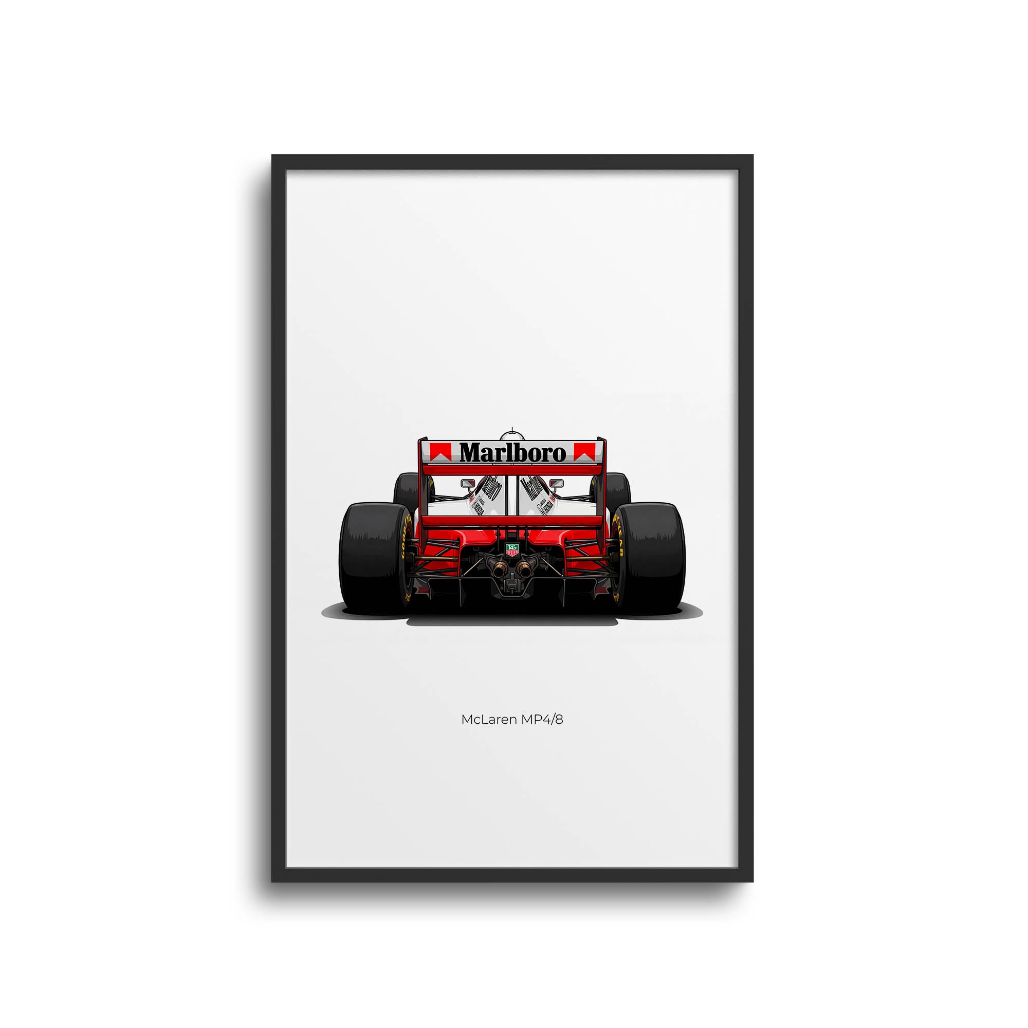 1993 McLaren MP4 8 Ayrton Senna – Car Print