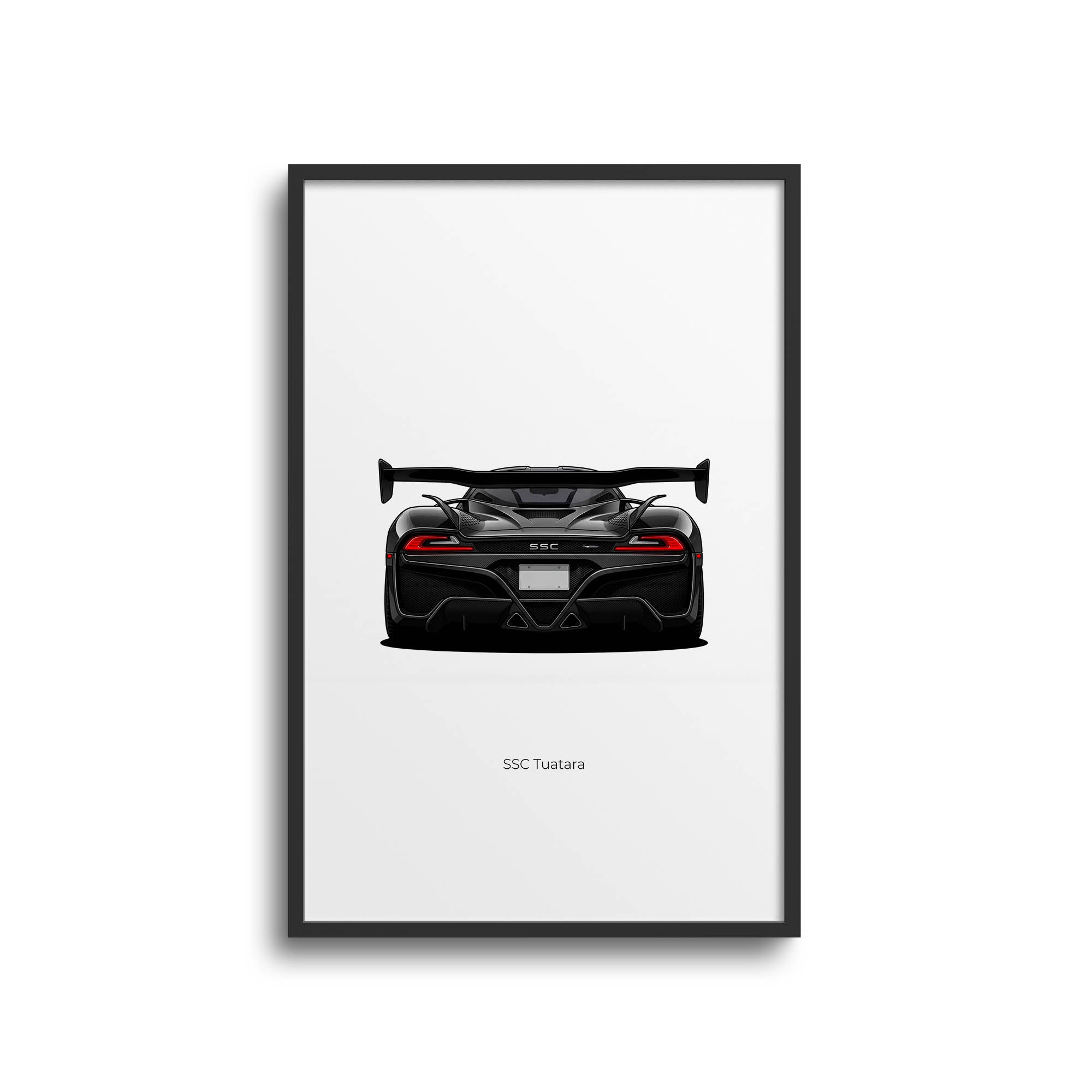 2021 Ssc Tuatara – Car Print (Back)