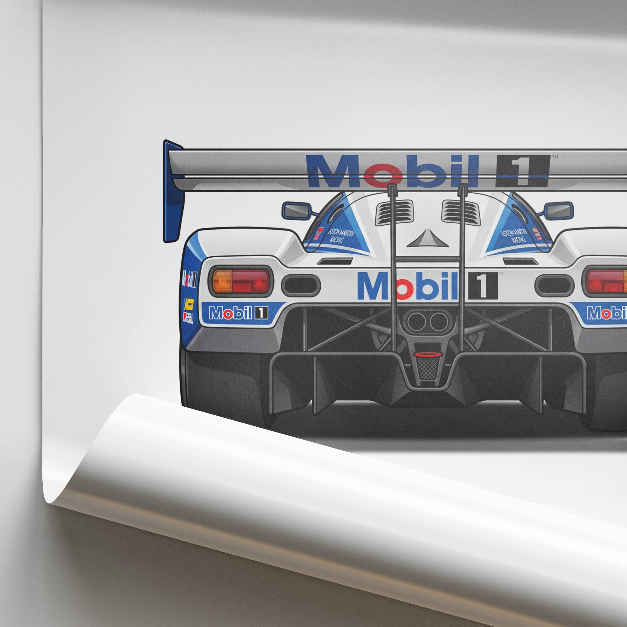 1989 Aston Martin AMR1 Mobil – Car Print