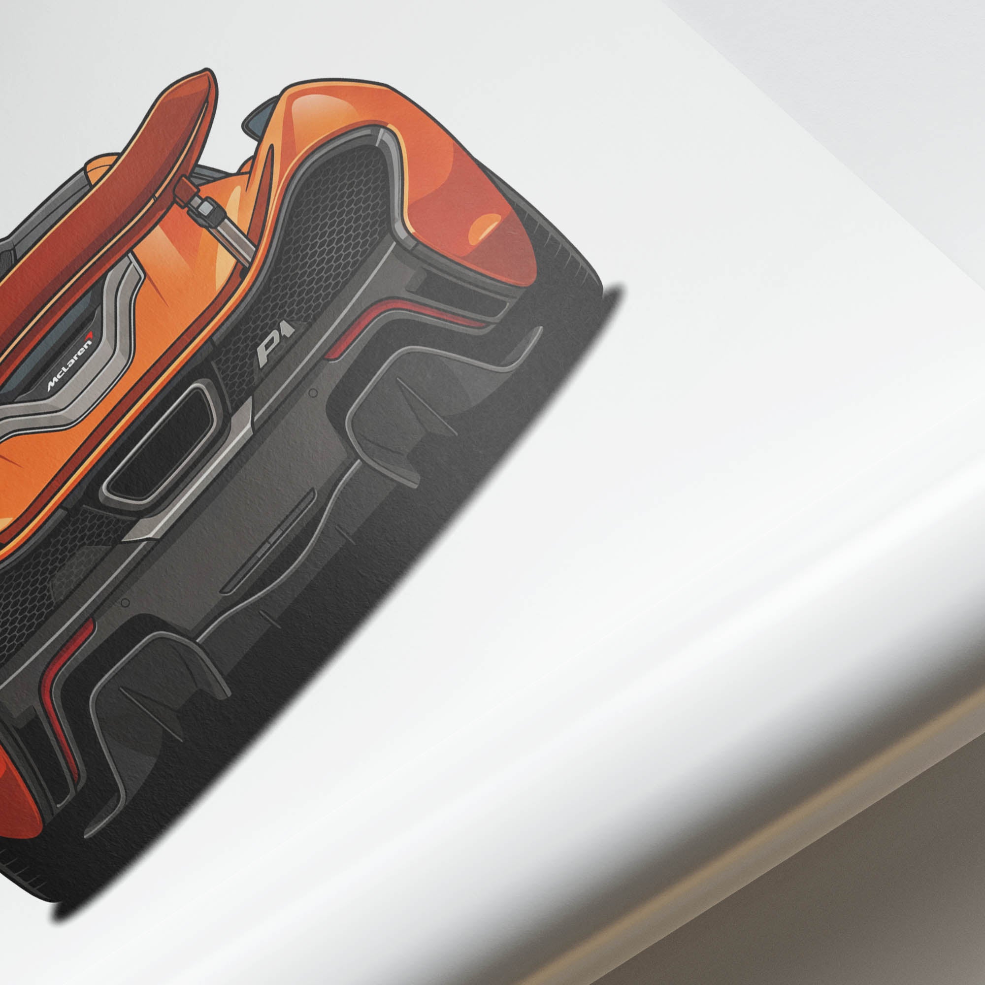 2013 McLaren P1 Volcano – Car Print