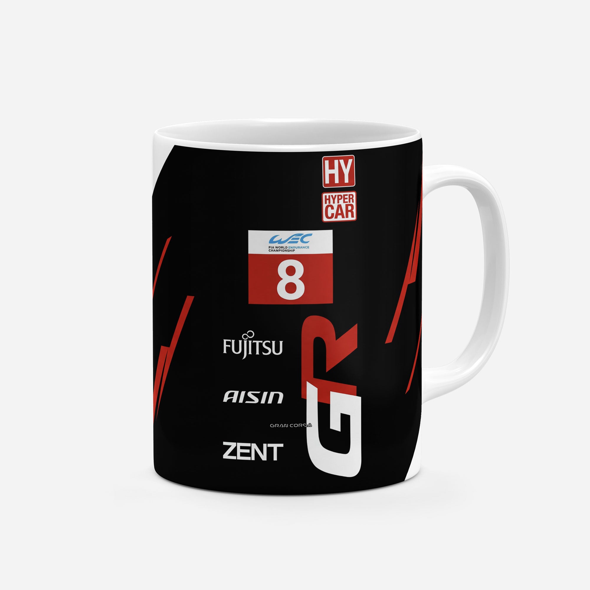 GR010 Hybrid Mug – Official WEC 2024 Ceramic Racing Cup by Gran Corsa